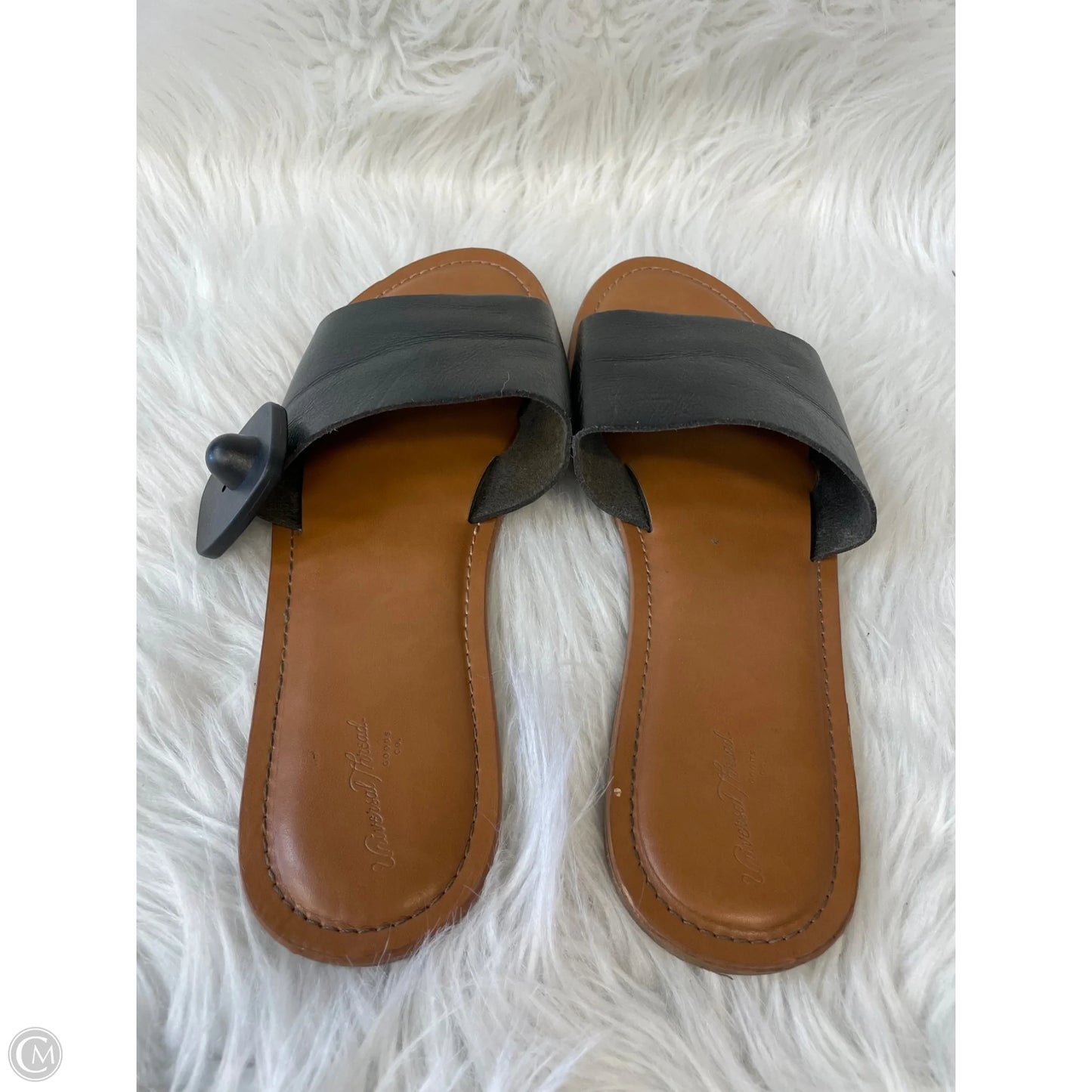 Sandals Flats By Universal Thread In Black, Size: 9