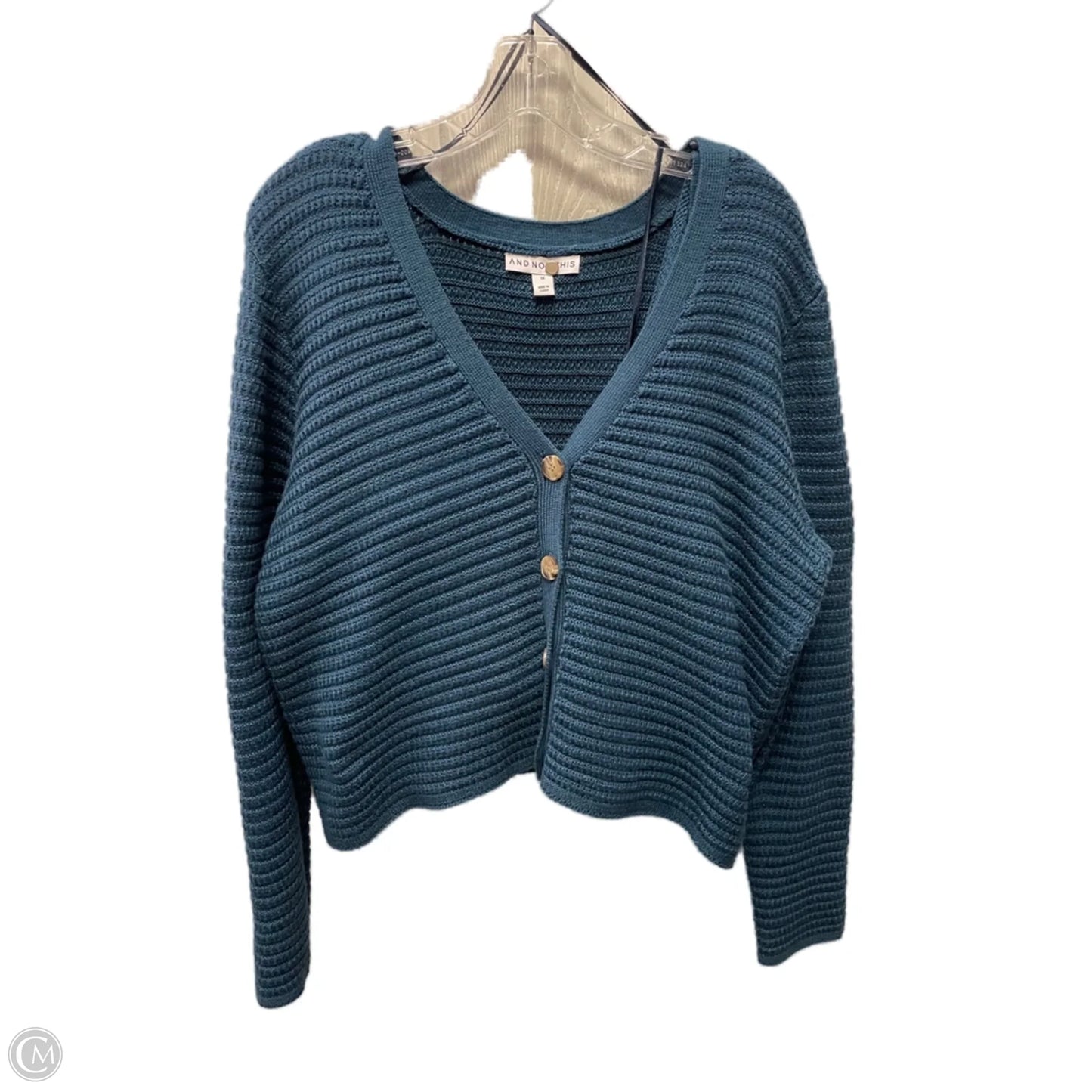 Sweater 2pc By AND NOW THIS In Teal, Size: 1x