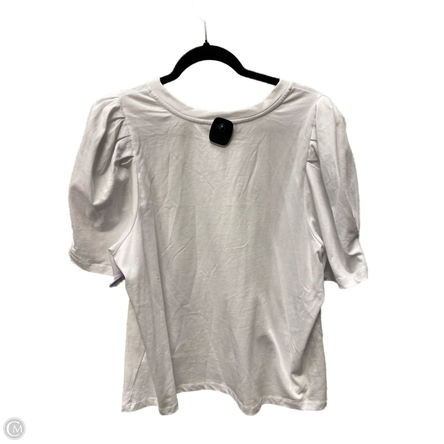 Top Short Sleeve By English Factory In White, Size: 1x