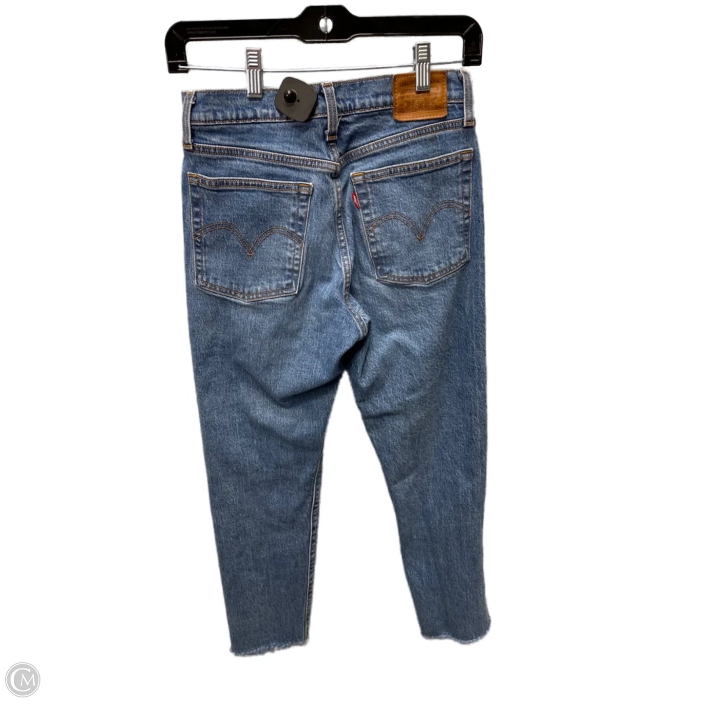 Jeans Straight By Levis In Blue Denim, Size: 2