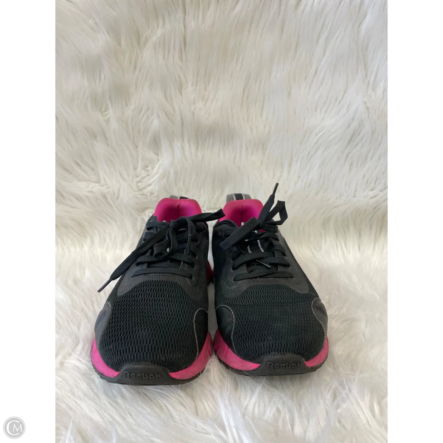 Shoes Athletic By Reebok In Black & Pink, Size: 10