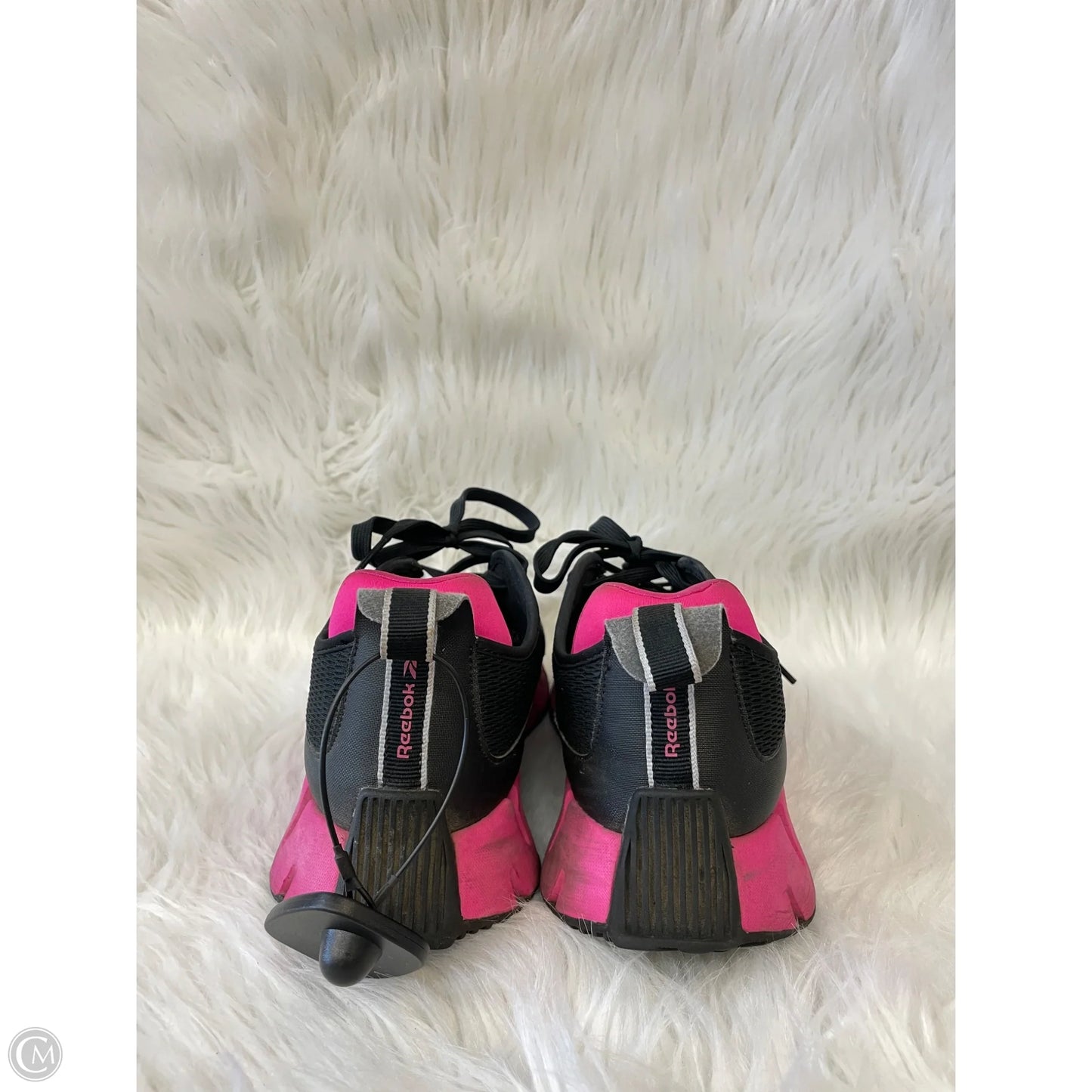 Shoes Athletic By Reebok In Black & Pink, Size: 10