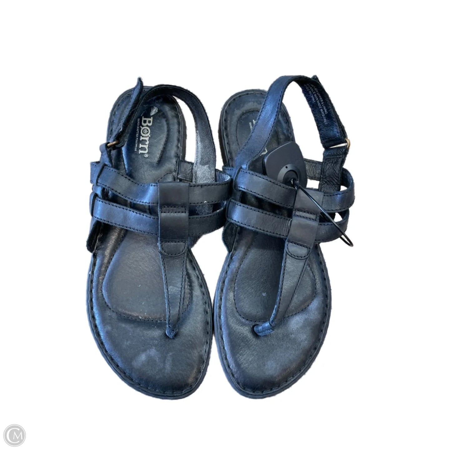 Sandals Flats By Born In Black, Size: 9