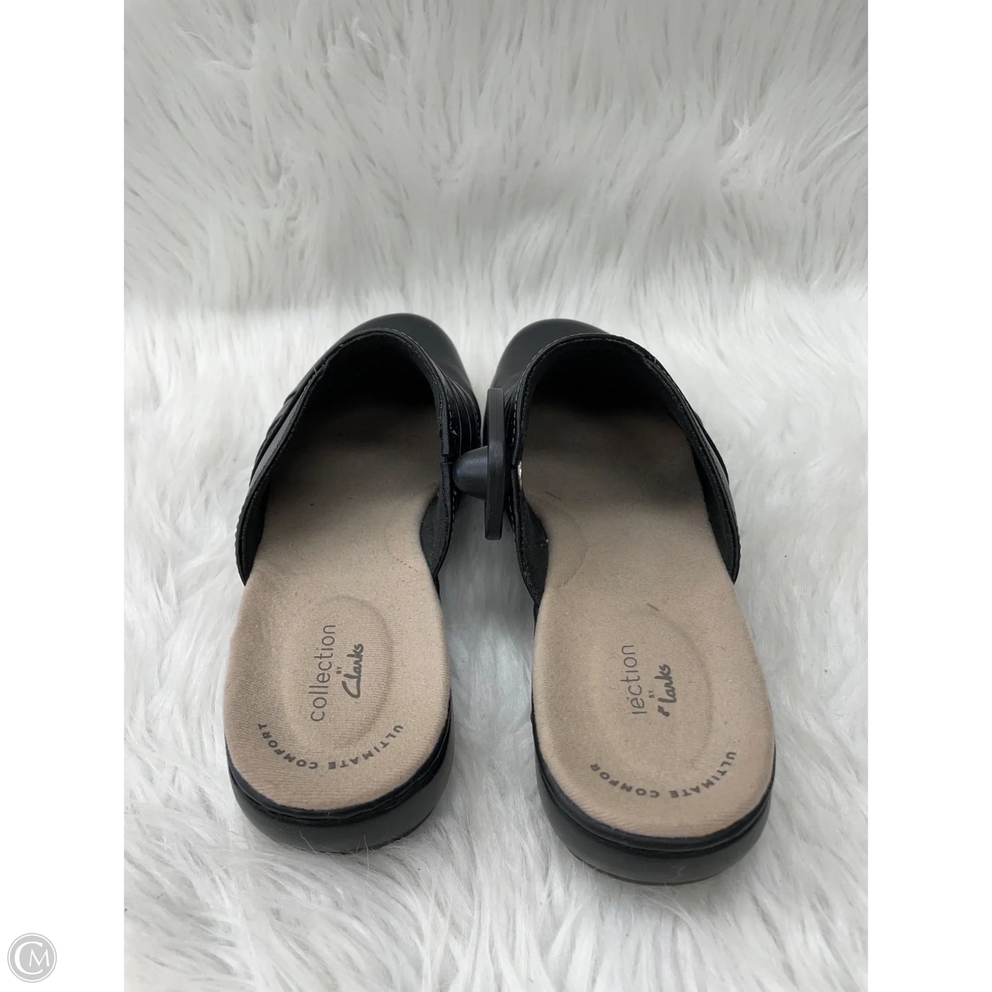Shoes Flats By Clarks In Black, Size: 7.5