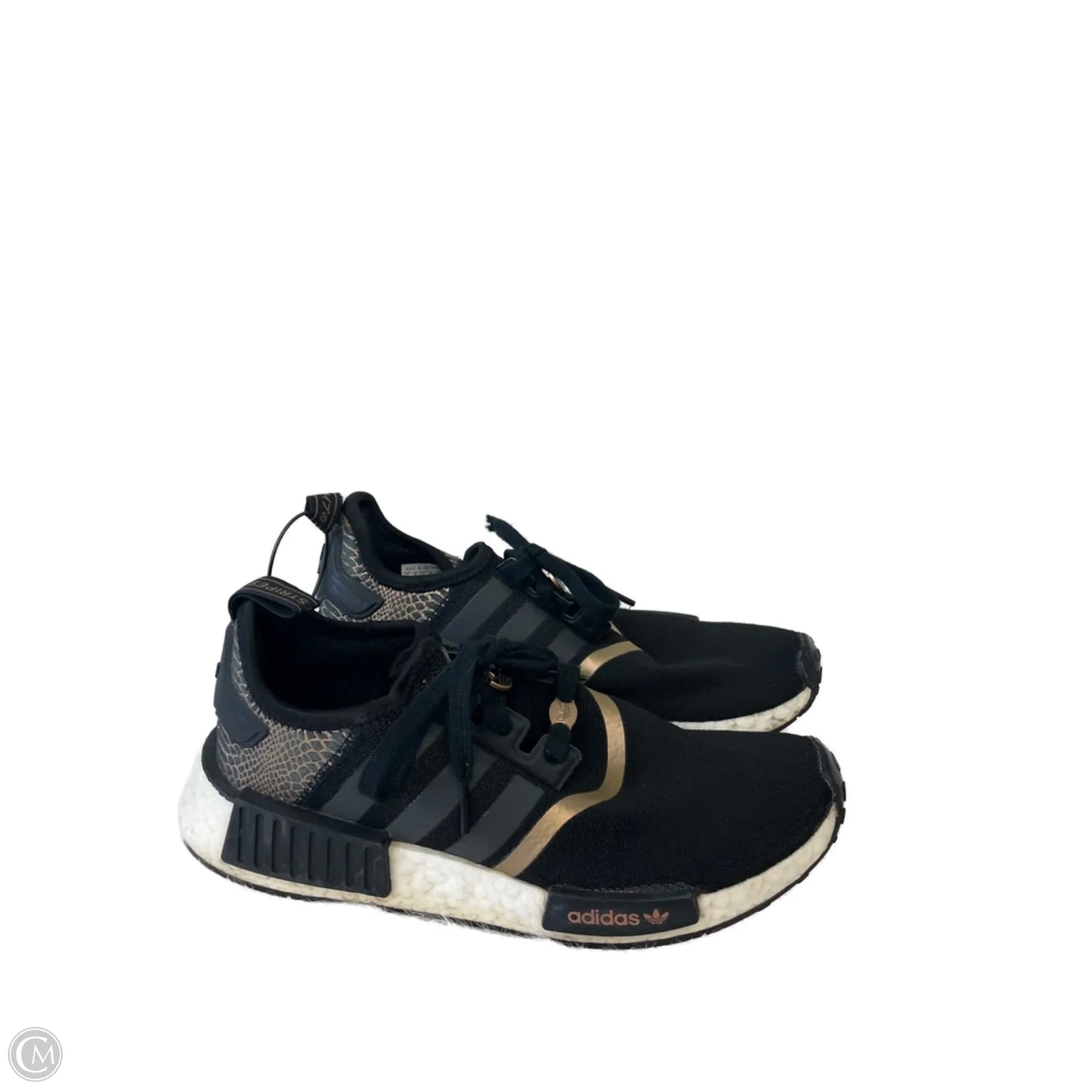Shoes Athletic By Adidas In Black & Cream, Size: 9