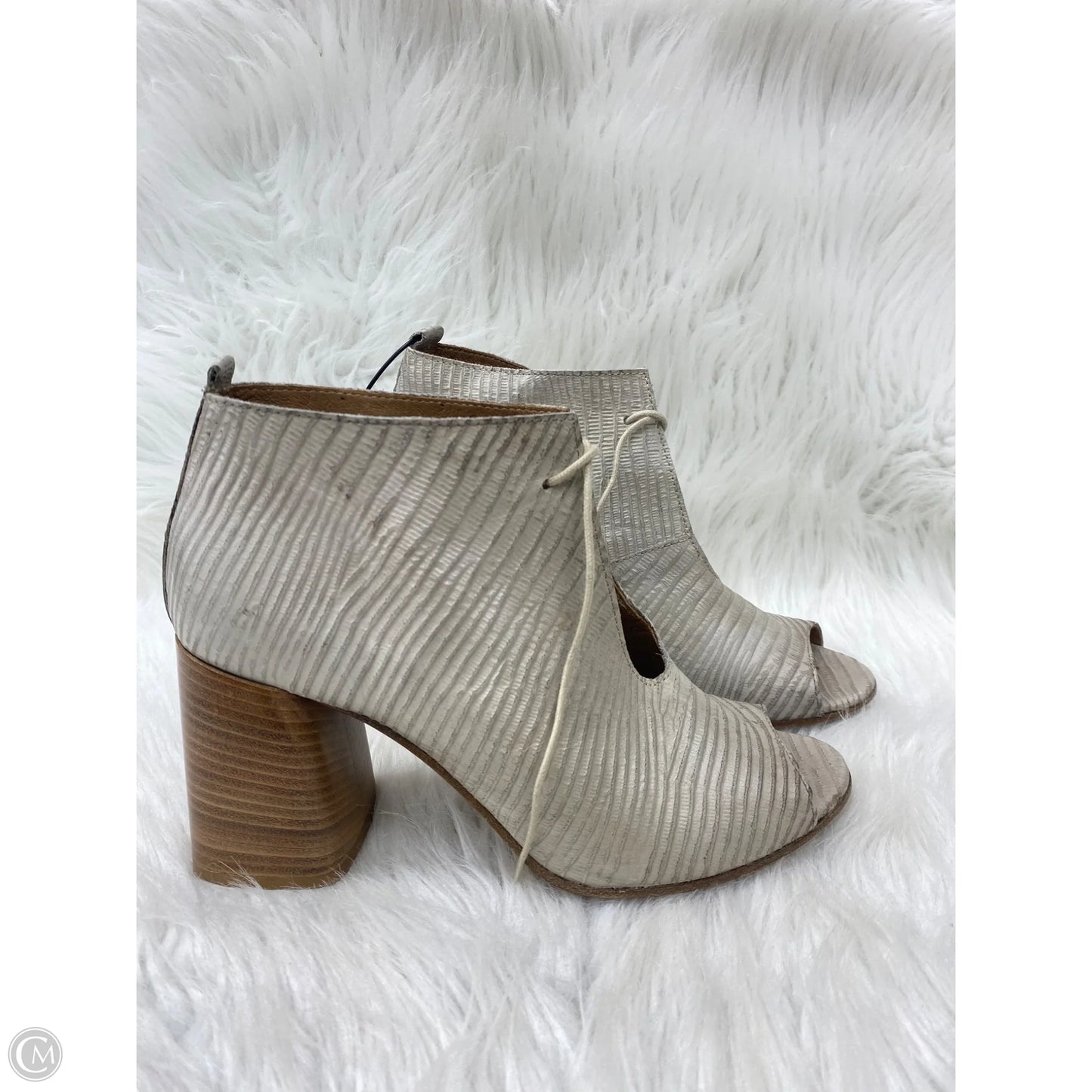 Shoes Heels Block By Cmc In Tan, Size: 8.5