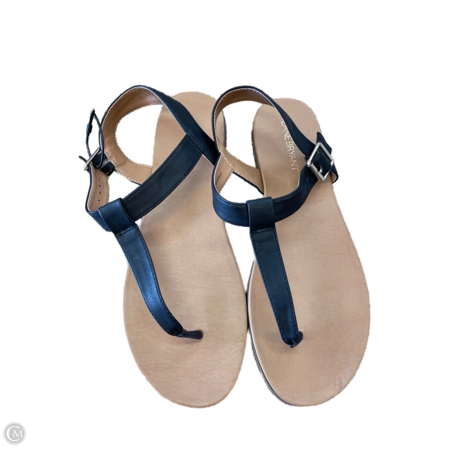 Sandals Flats By Lane Bryant In Black, Size: 10
