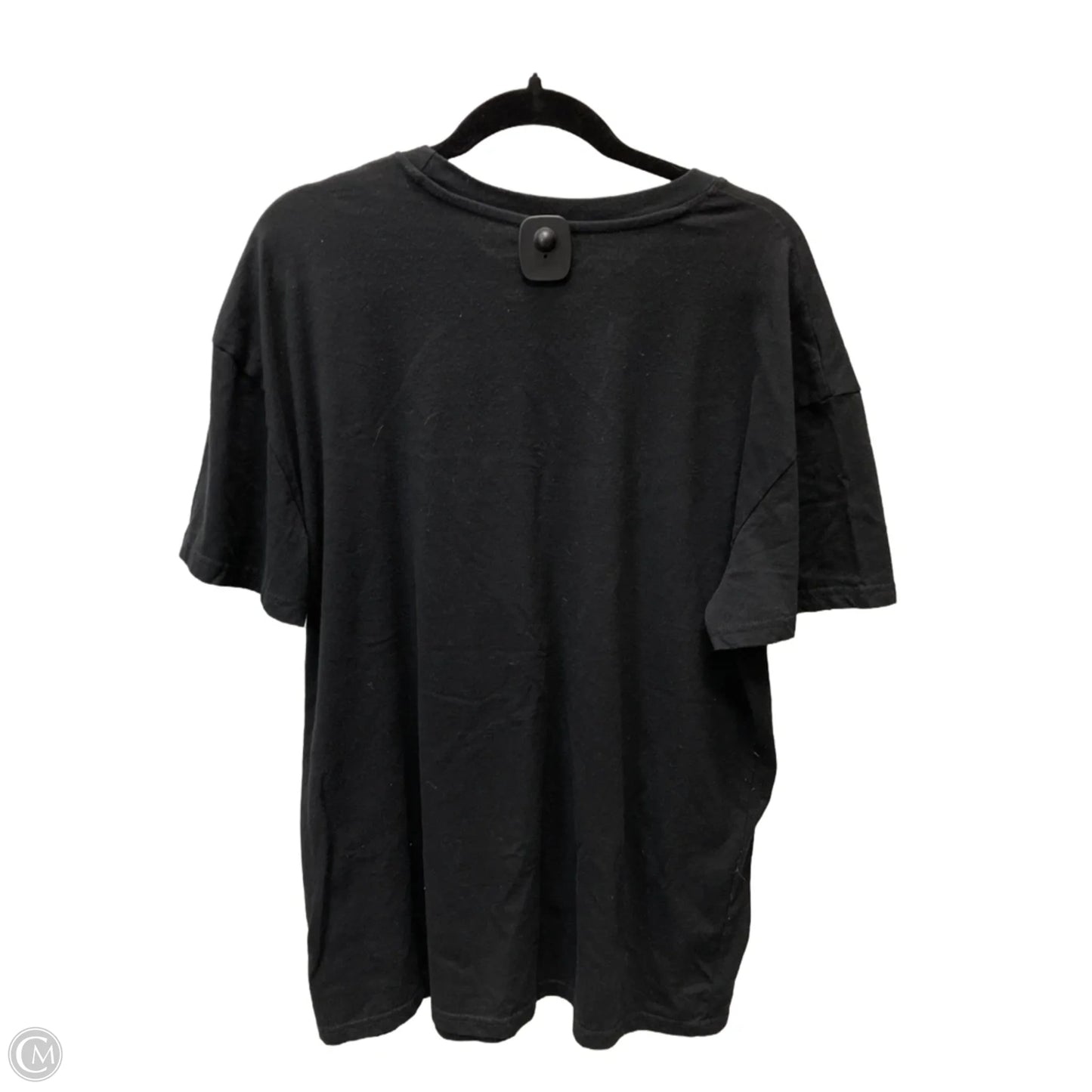 Top Short Sleeve By Clothes Mentor In Black, Size: Xl