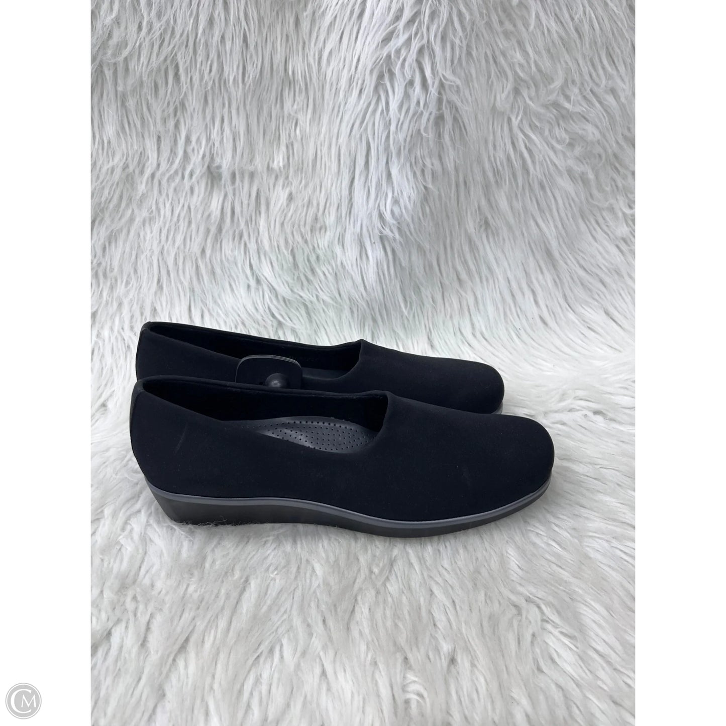 Shoes Heels Wedge By Sas In Black, Size: 11