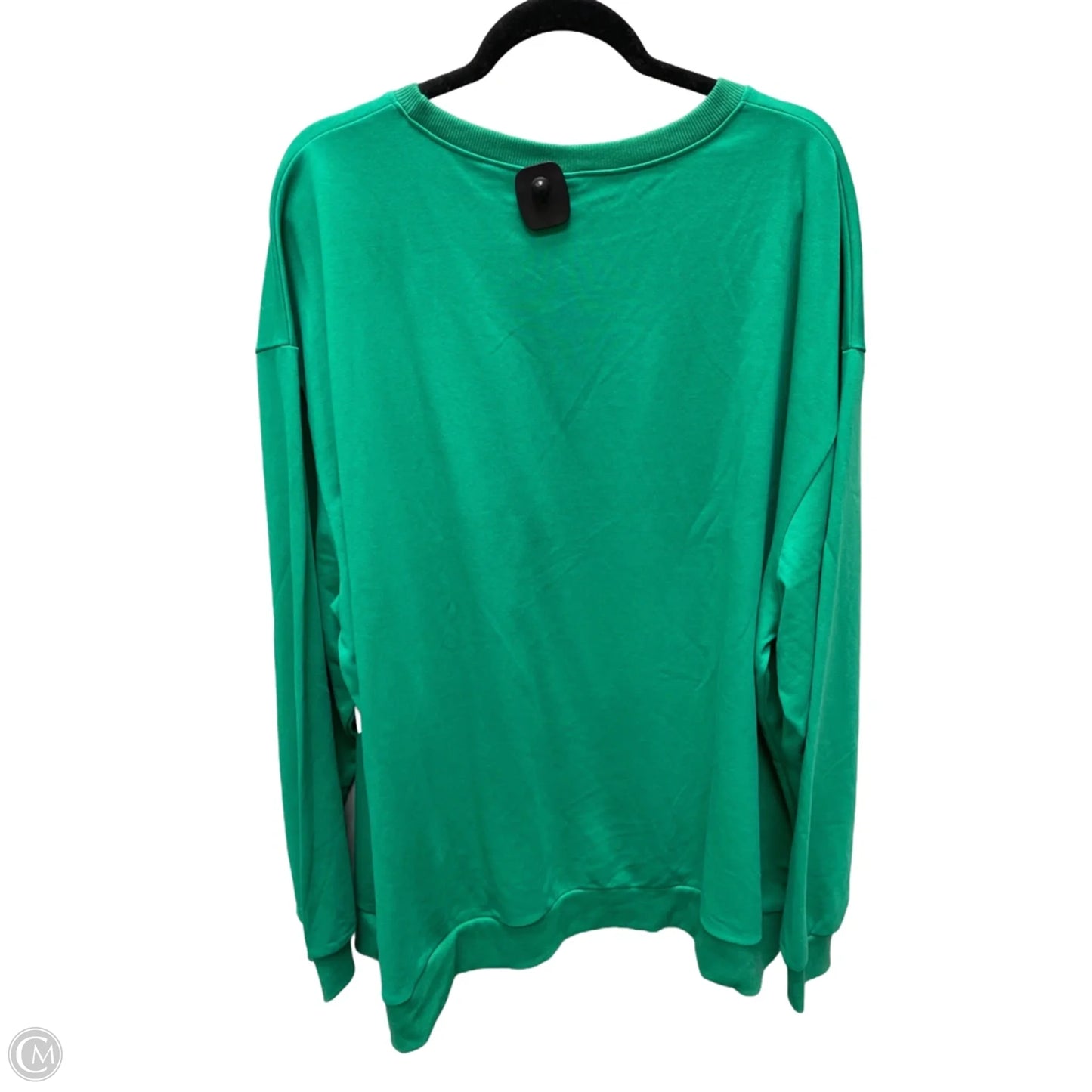 Top Long Sleeve By Clothes Mentor In Green, Size: 4x