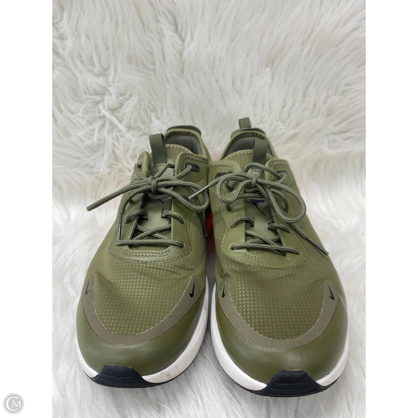 Shoes Athletic By Nike In Green & Orange, Size: 10