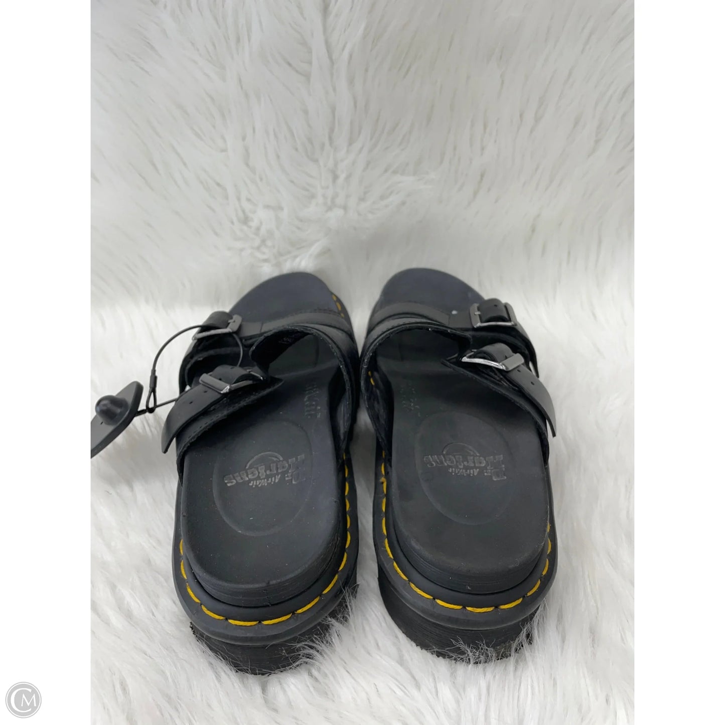 Sandals Heels Platform By Dr Martens In Black, Size: 10