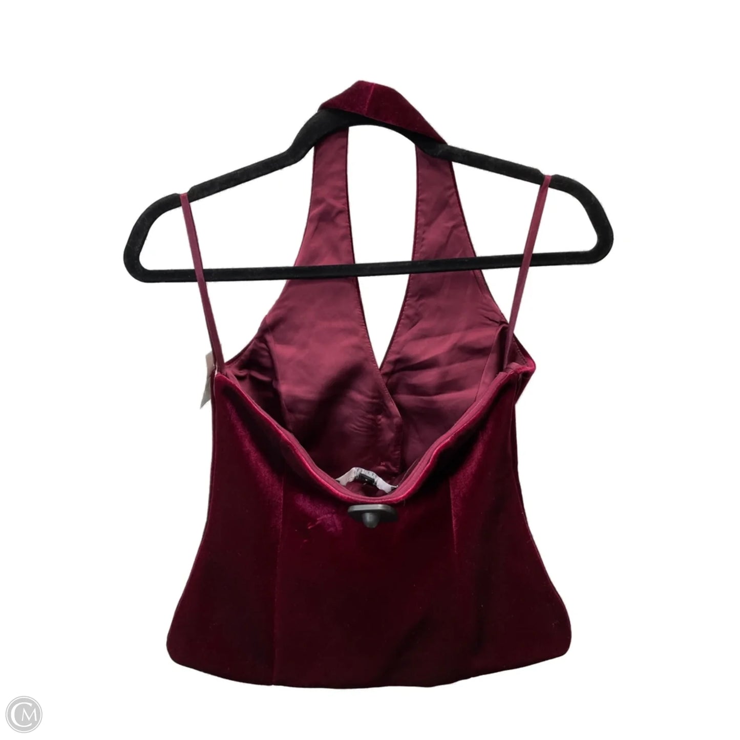 Blouse Sleeveless By White House Black Market In Maroon, Size: Xs