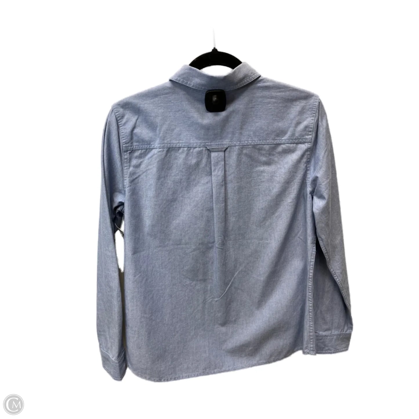 Top Long Sleeve By J Mclaughlin In Blue Denim, Size: M