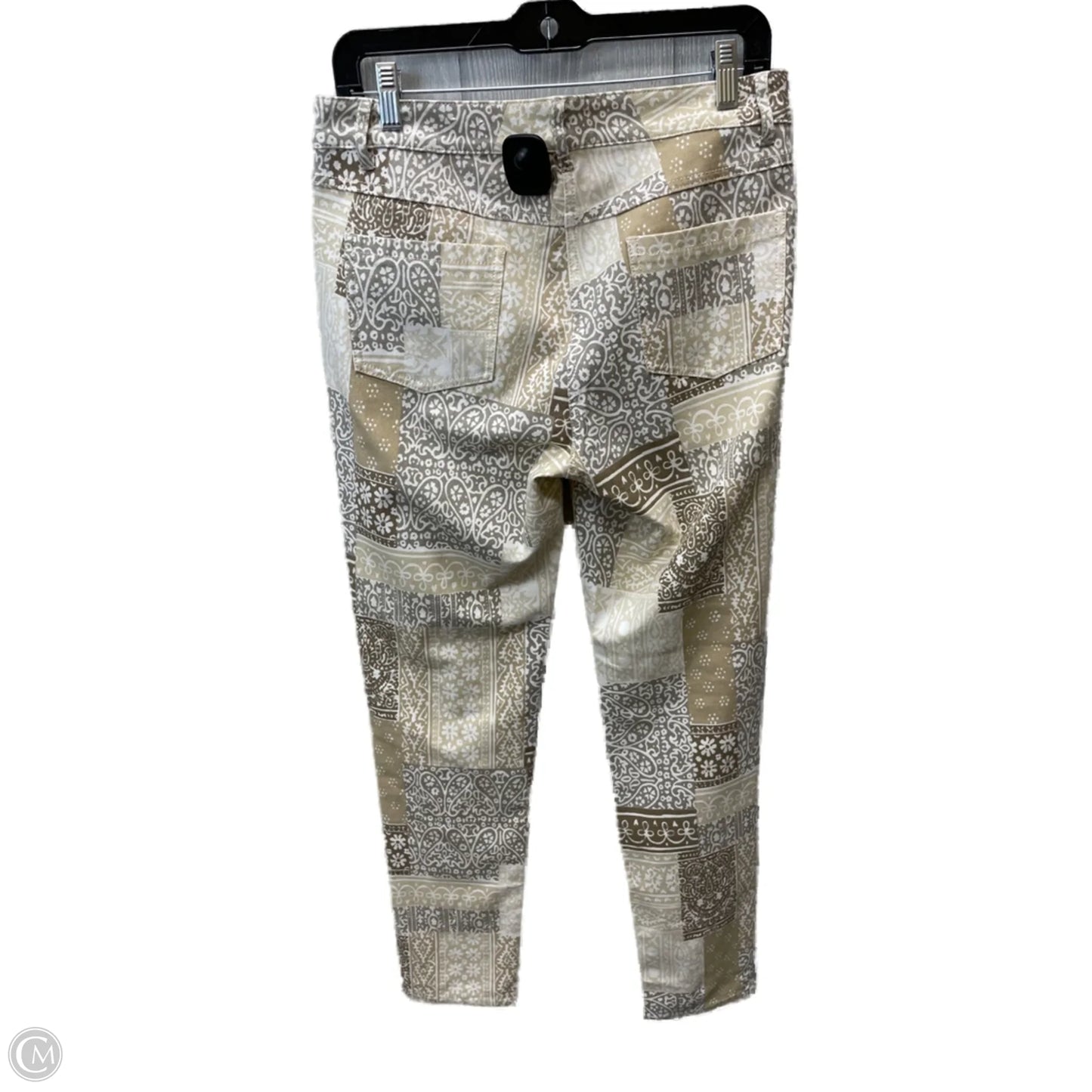 Jeans Skinny By J Mclaughlin In Cream & Tan, Size: 10