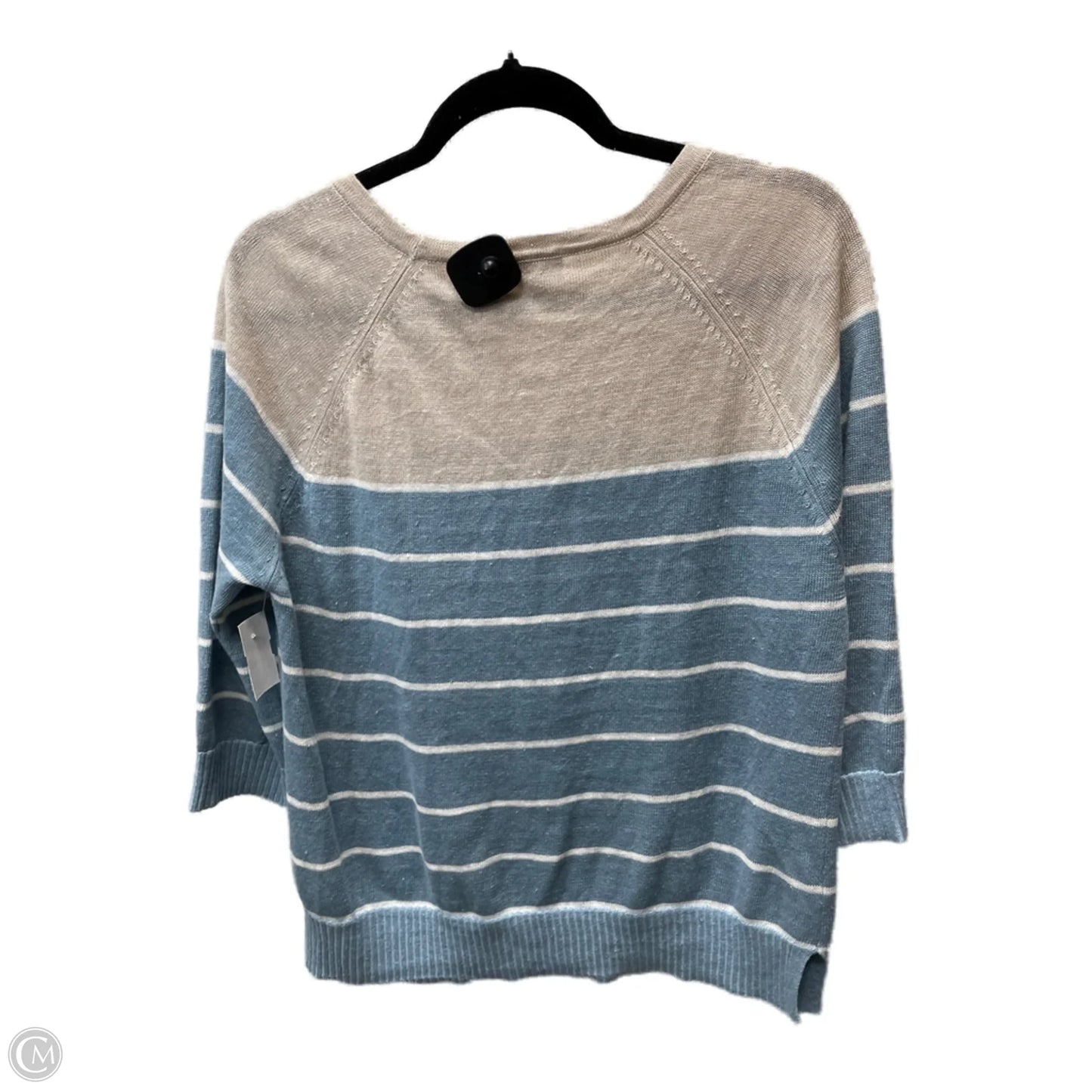 Sweater By KINROSS In Blue & Tan, Size: Xs