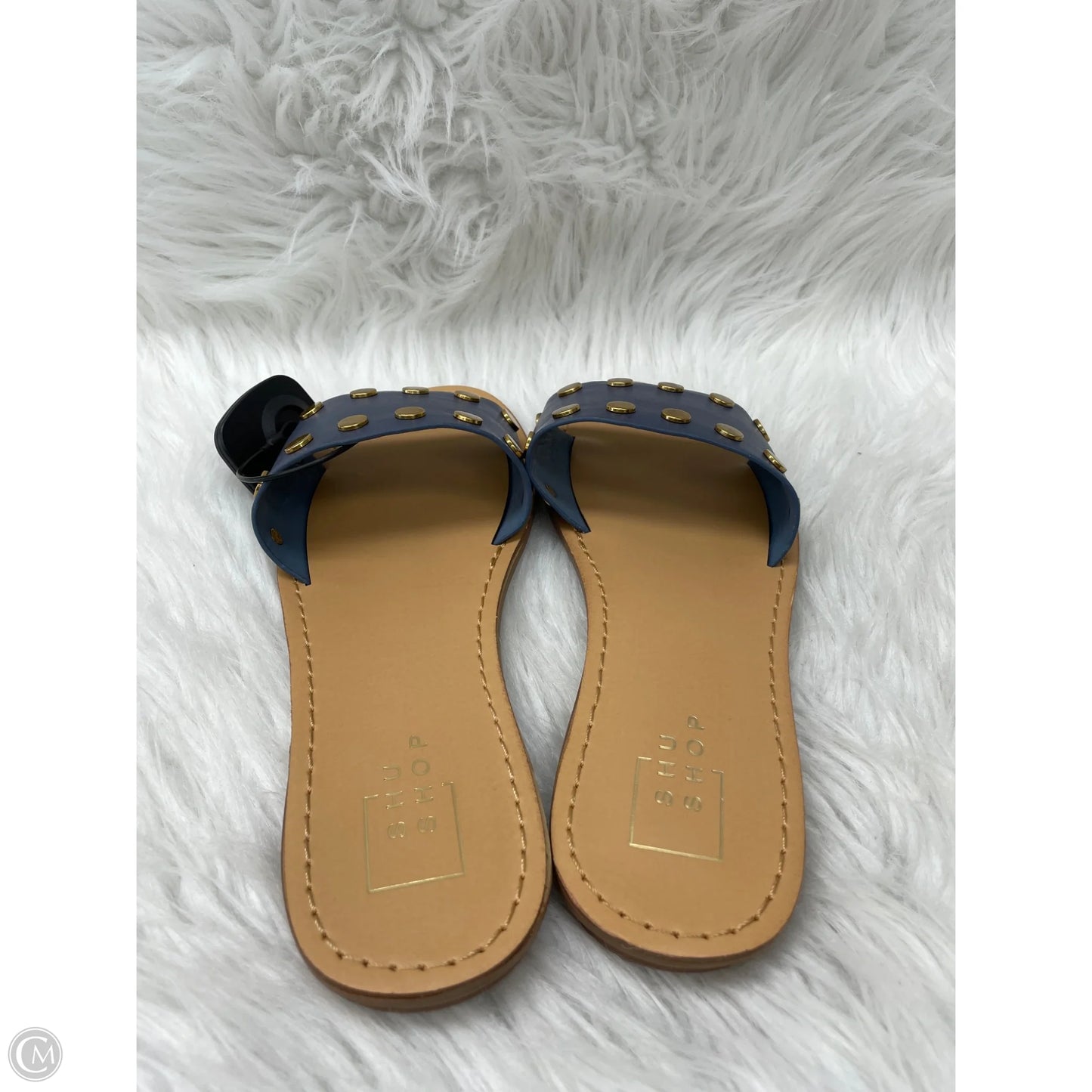 Sandals Flats By Shu Shop In Navy, Size: 8