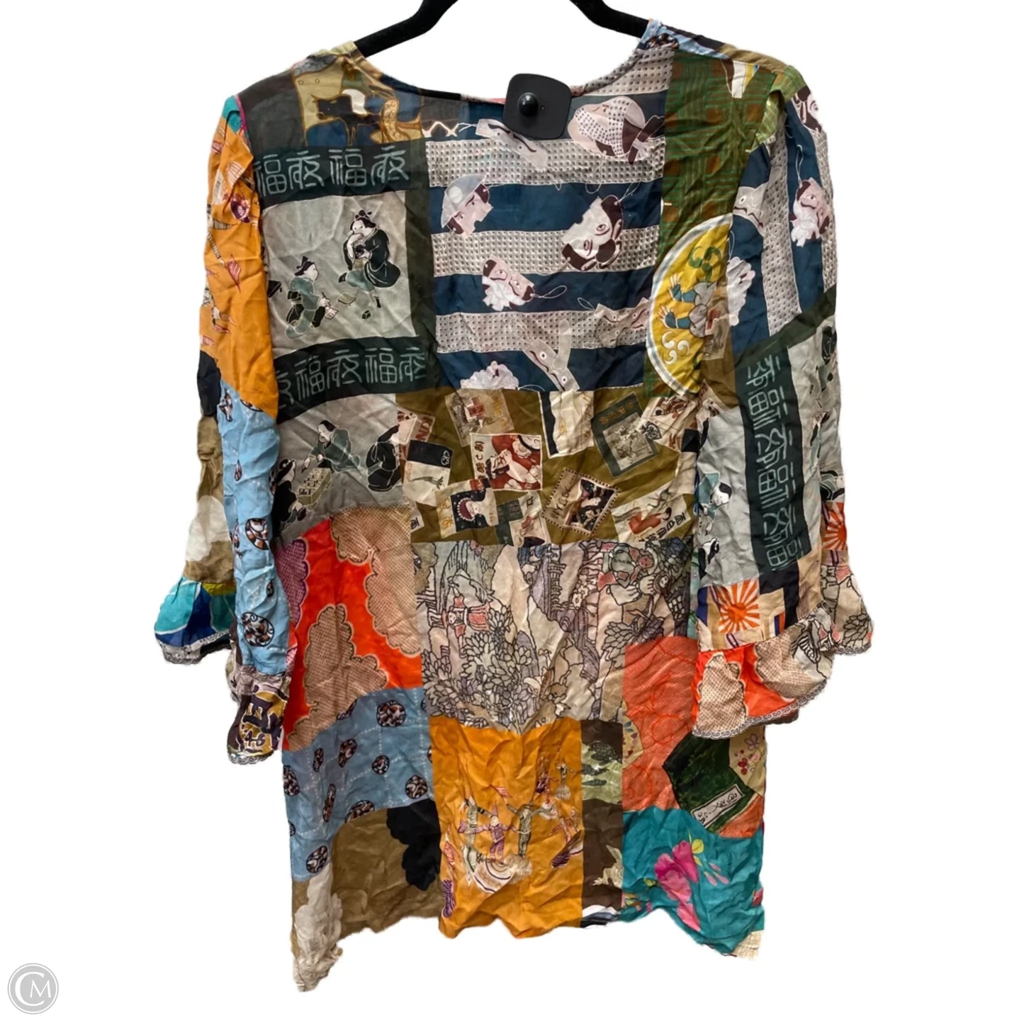 Tunic Long Sleeve By Johnny Was In Multi-colored, Size: S