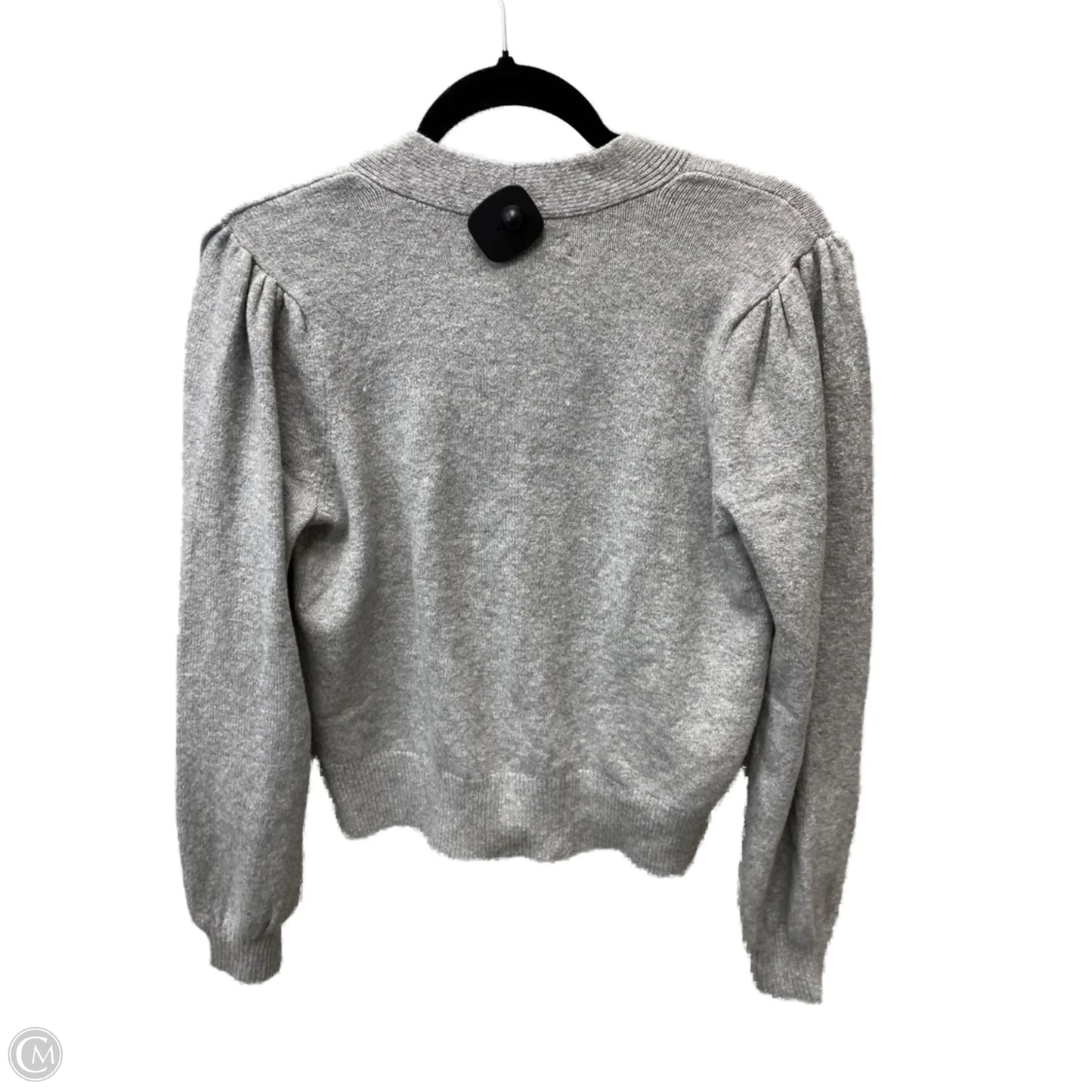 Sweater Cardigan By Loft In Grey, Size: S