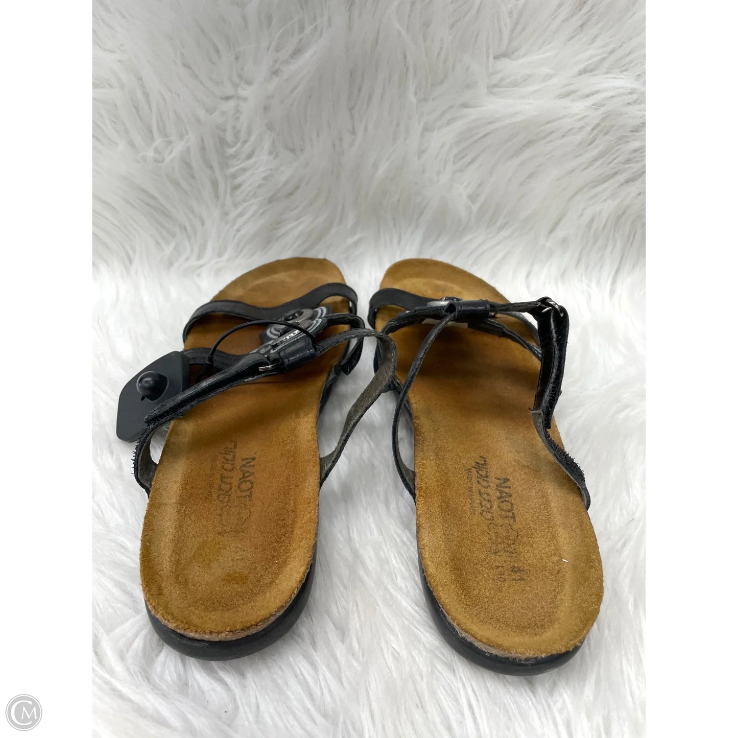 Sandals Flats By Naot In Black, Size: 10