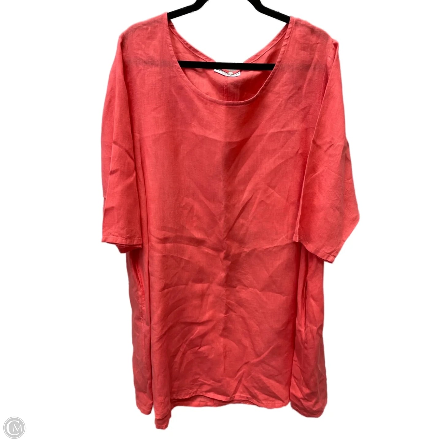 Tunic Short Sleeve By Bryn Walker In Coral, Size: 2x