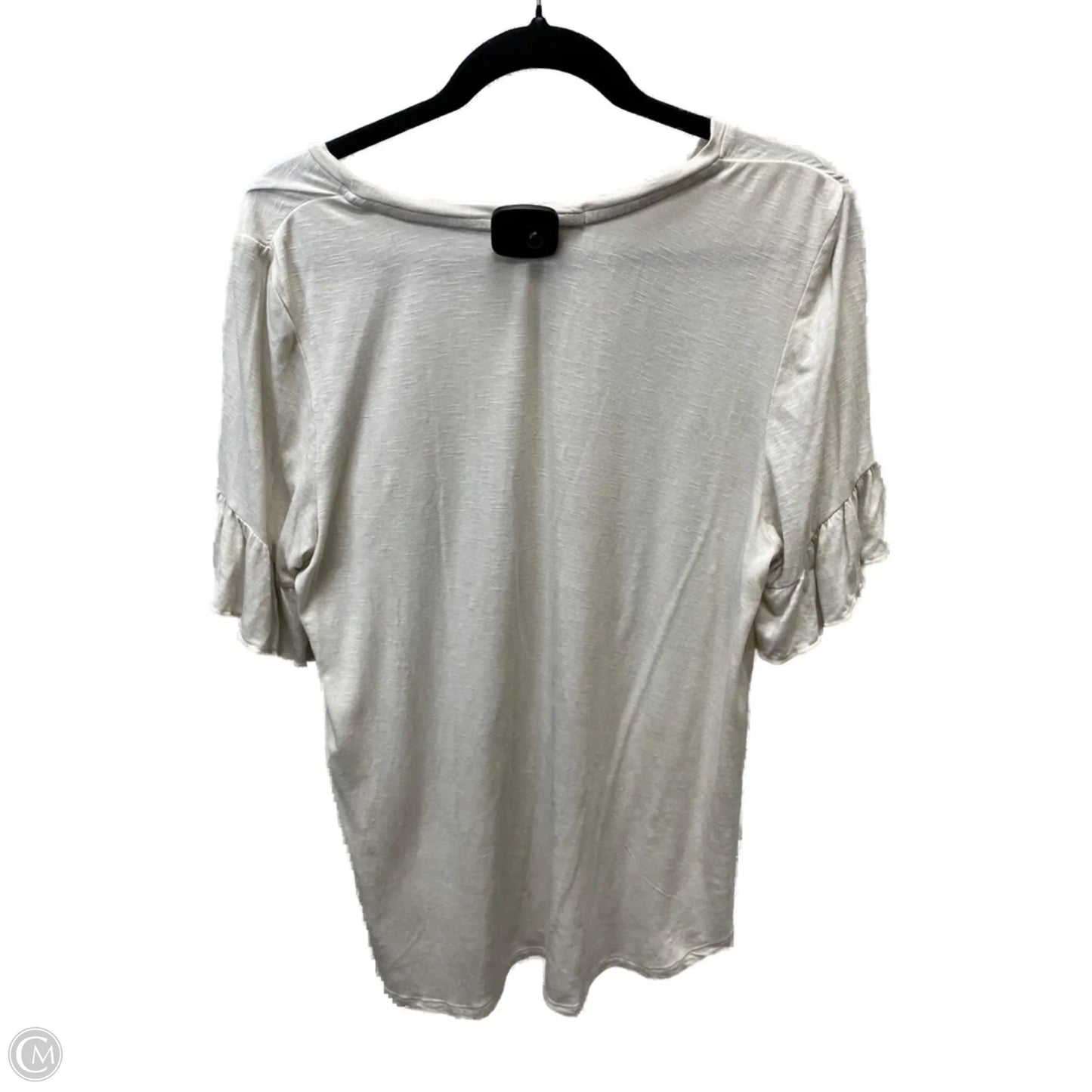 Top Short Sleeve By Knox Rose In Tan, Size: Xl