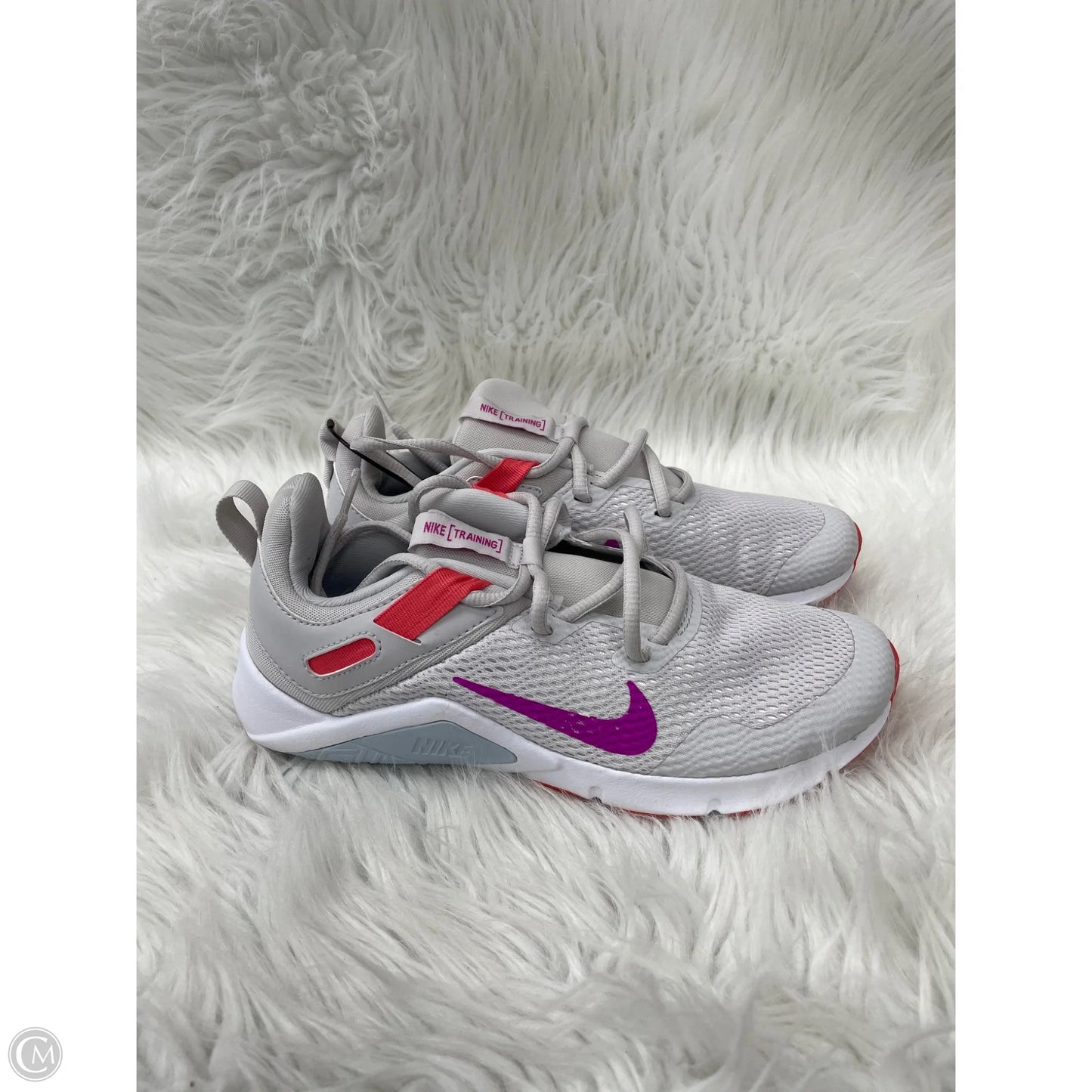 Shoes Athletic By Nike In Grey & Purple, Size: 7