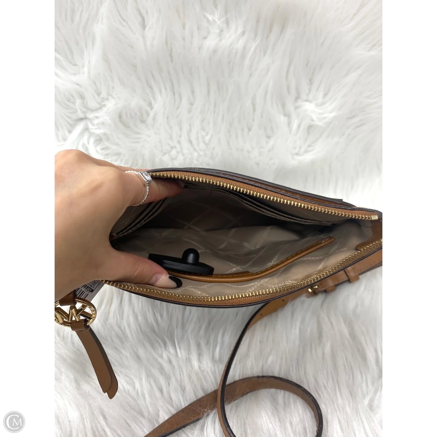 Crossbody Designer By Michael Kors, Size: Medium