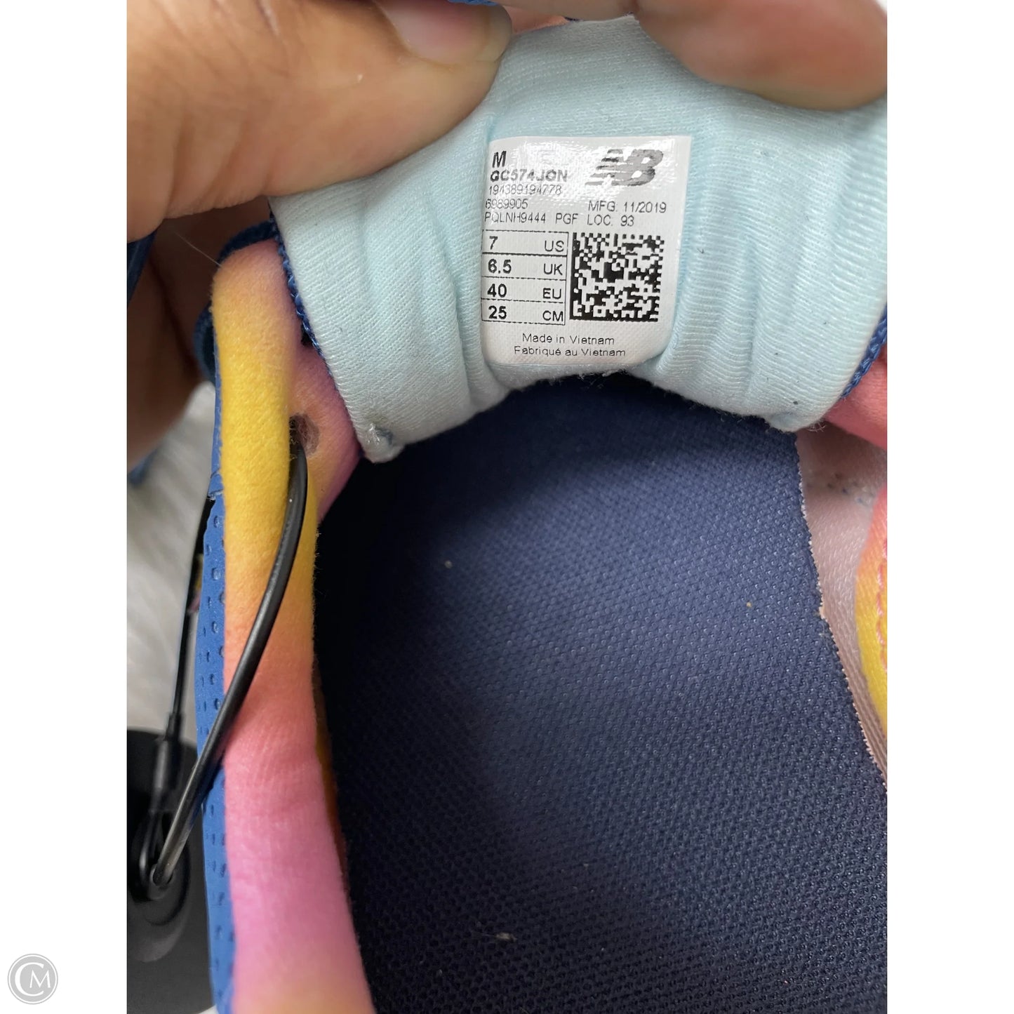 Shoes Sneakers By New Balance In Blue, Size: 7