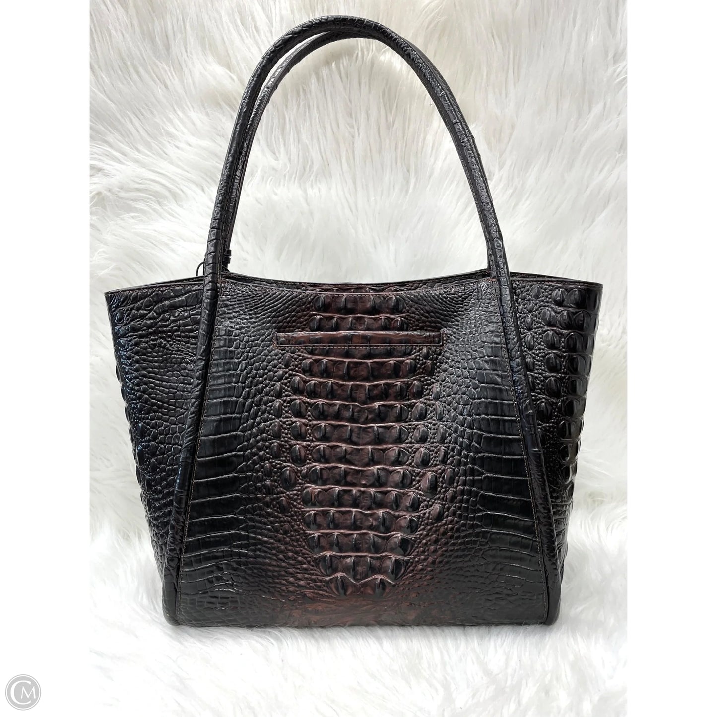 Handbag Designer By Brahmin, Size: Large