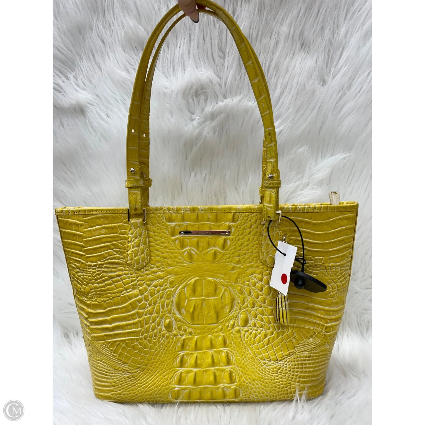 Handbag Designer By Brahmin, Size: Medium