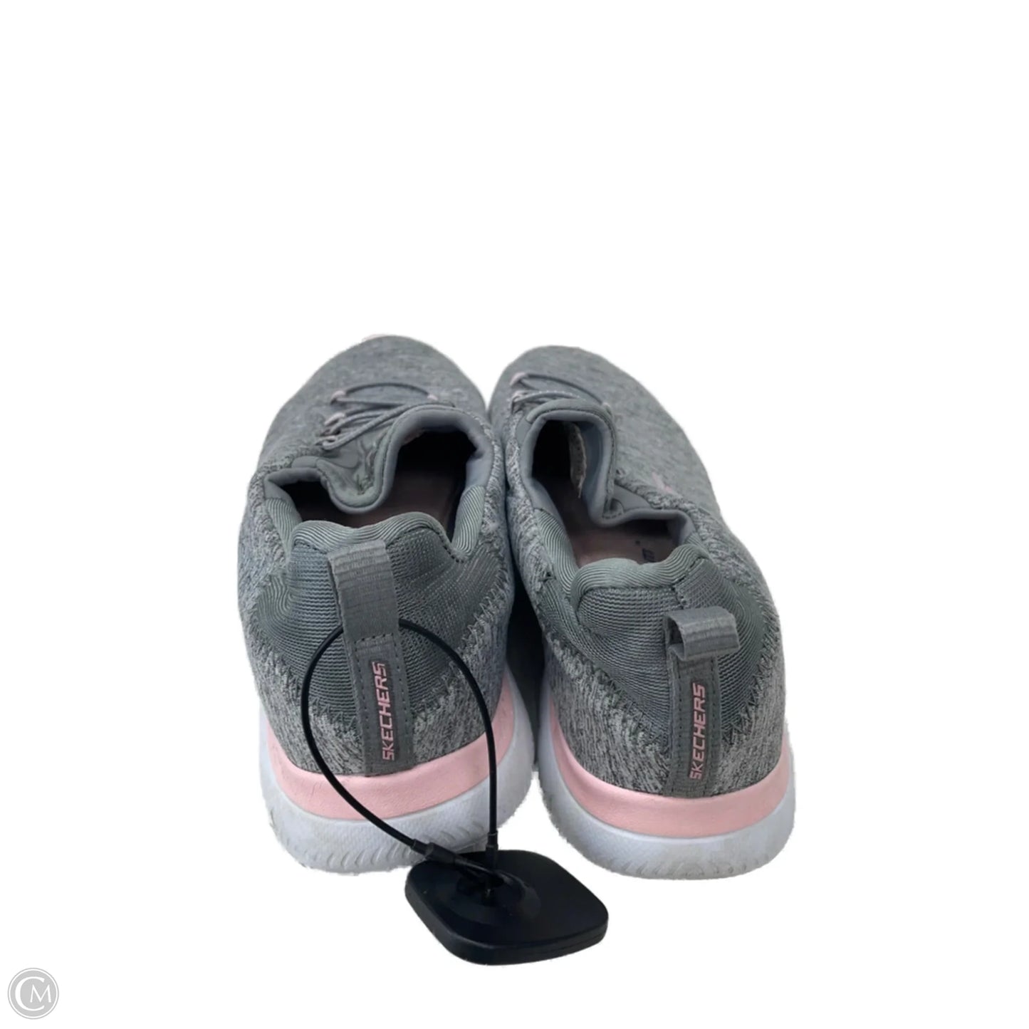 Shoes Athletic By Skechers In Grey & Pink, Size: 7.5