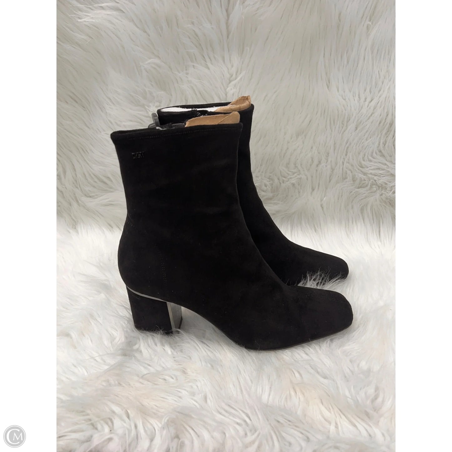 Boots Ankle Heels By Dkny In Black, Size: 11