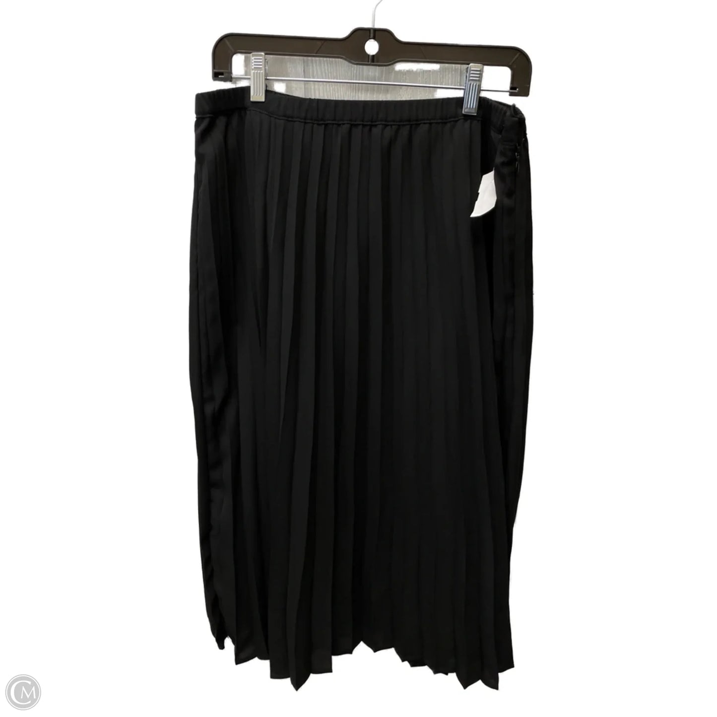 Skirt Midi By Christopher And Banks In Black, Size: 16