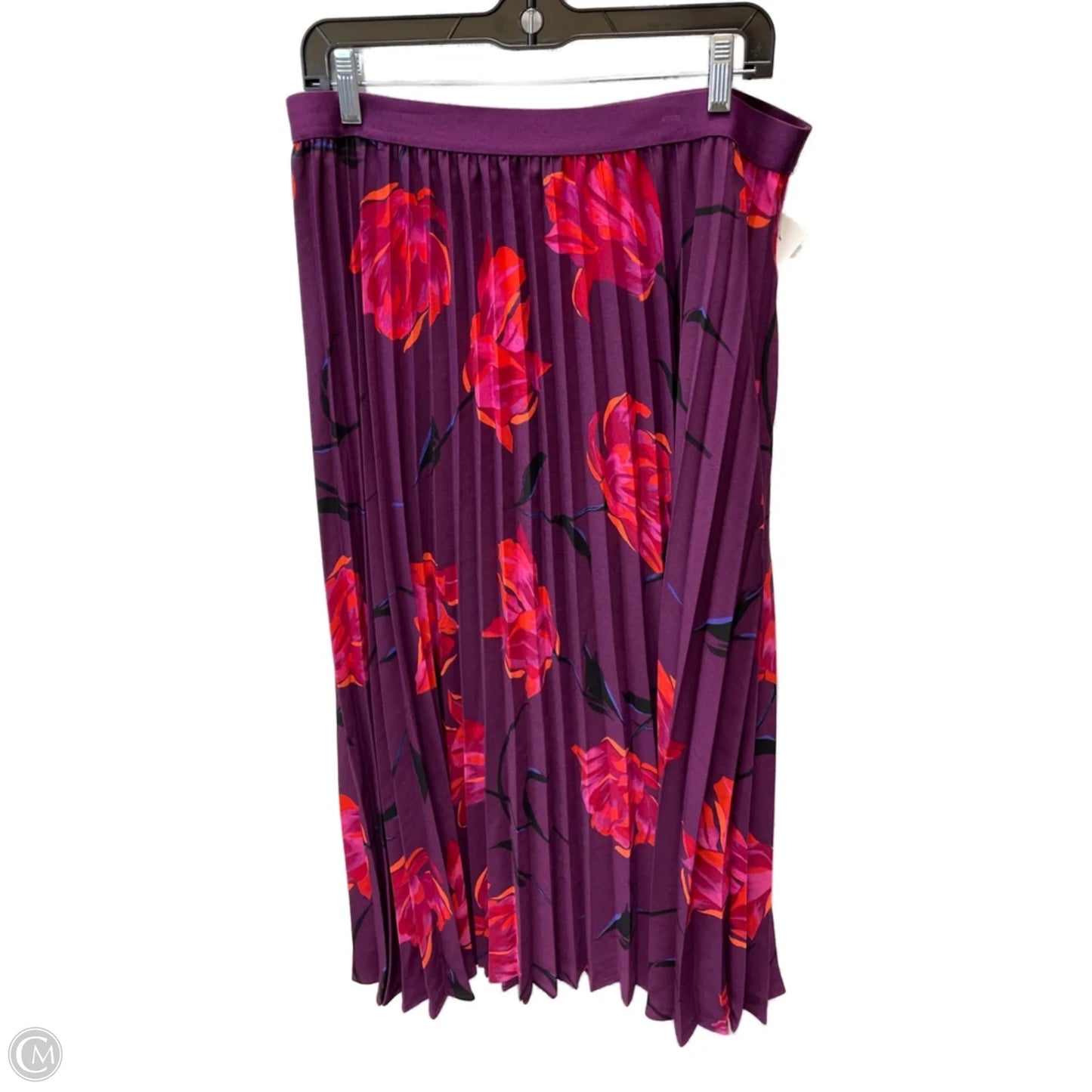 Skirt Midi By A New Day In Floral Print, Size: 12