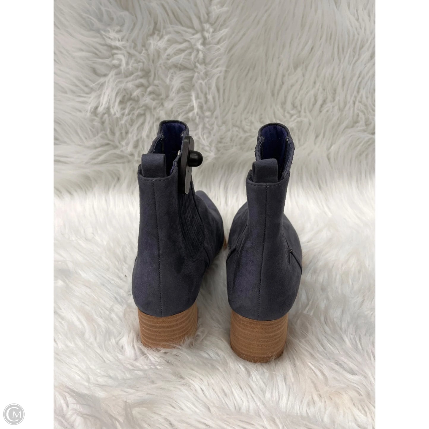 Boots Ankle Heels By Shu Shop In Blue, Size: 8