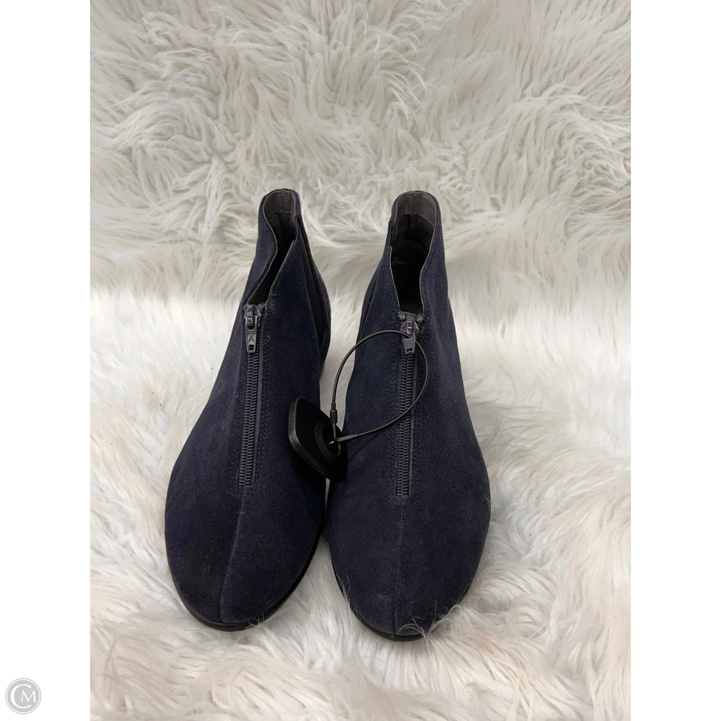 Boots Ankle Heels By Aerosoles In Navy, Size: 11