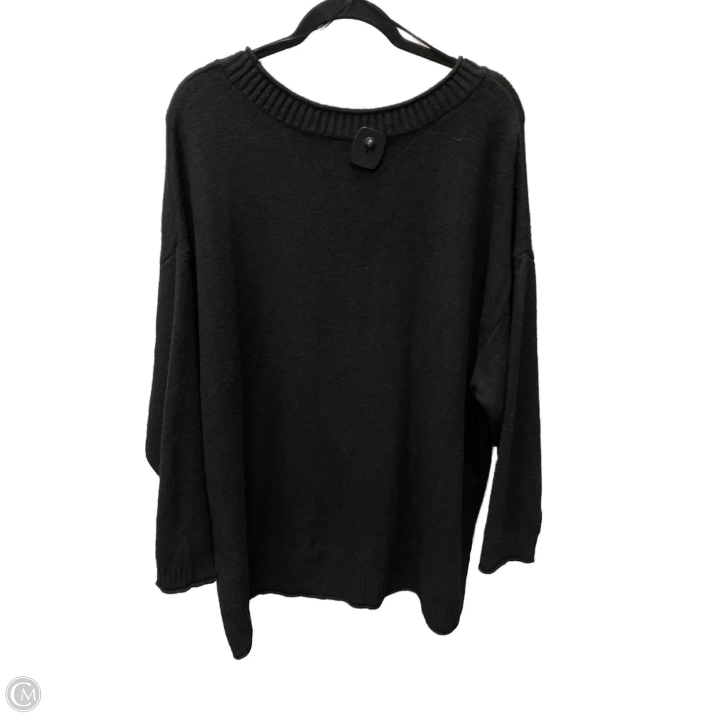 Sweater By Terra & Sky In Black, Size: 3x