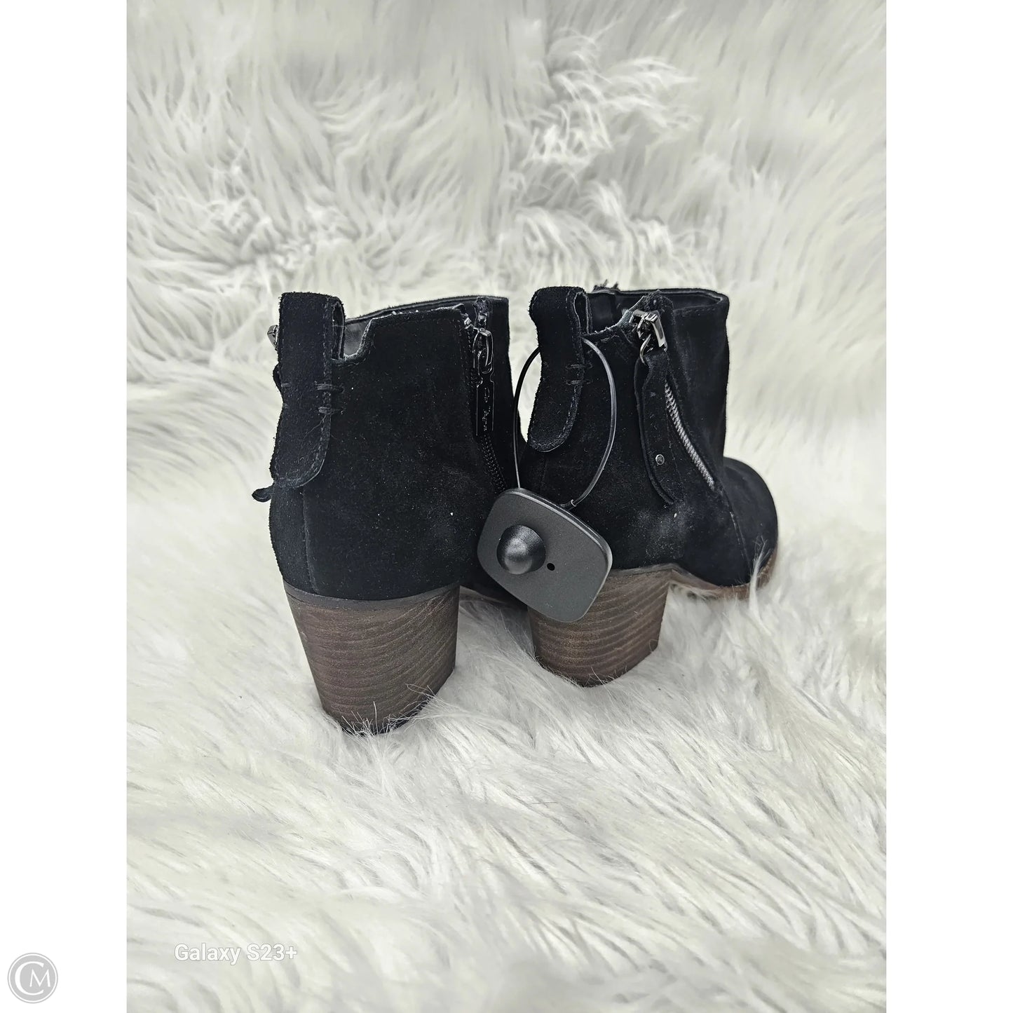 Boots Ankle Heels By Aqua In Black, Size: 6