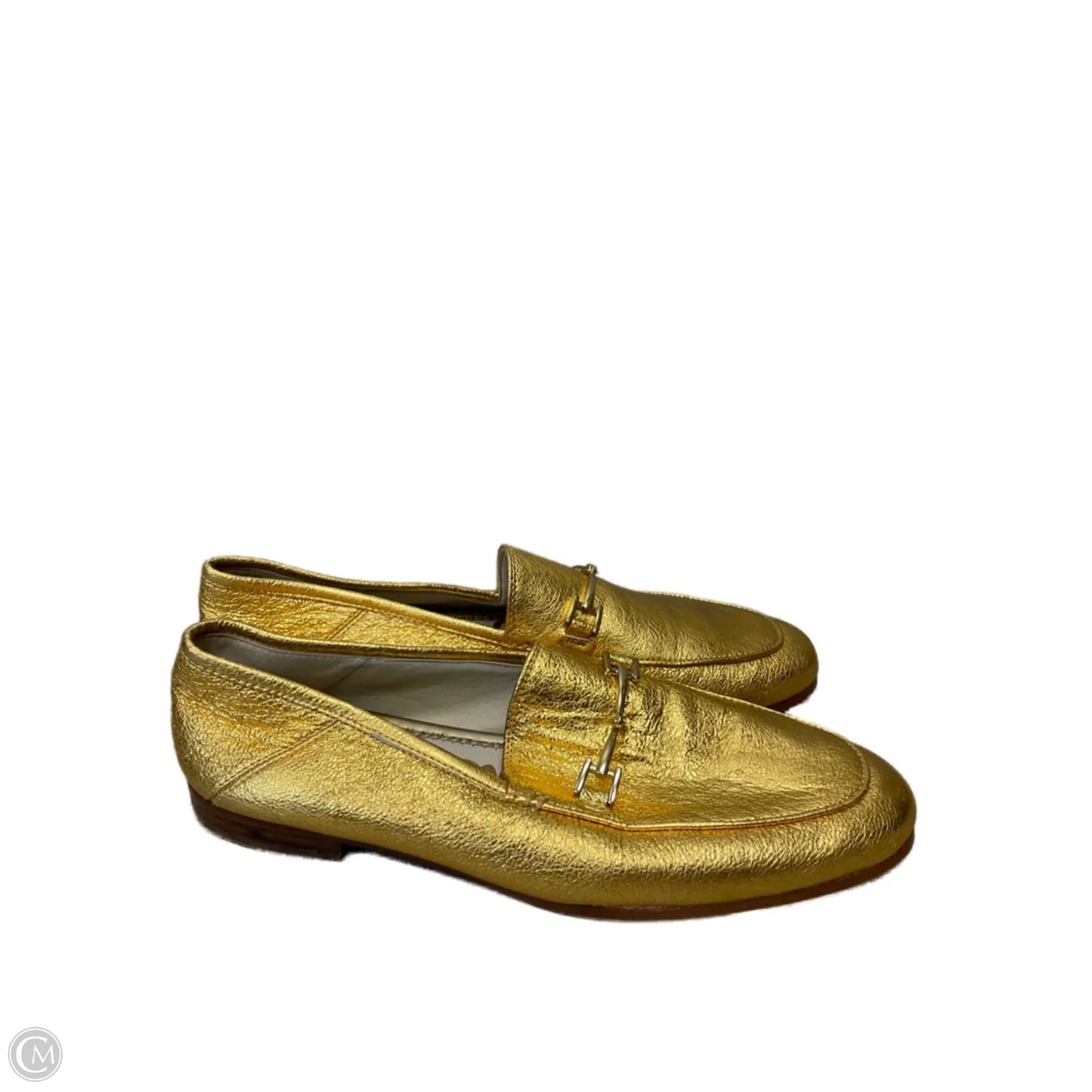 Shoes Flats By Sam Edelman In Gold, Size: 8