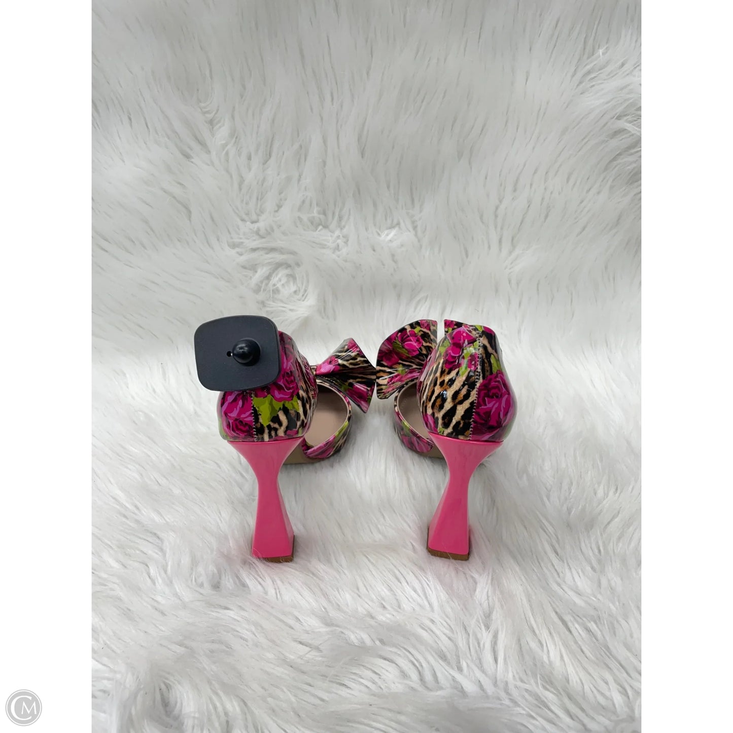 Shoes Heels Block By Betsey Johnson In Animal Print, Size: 6.5