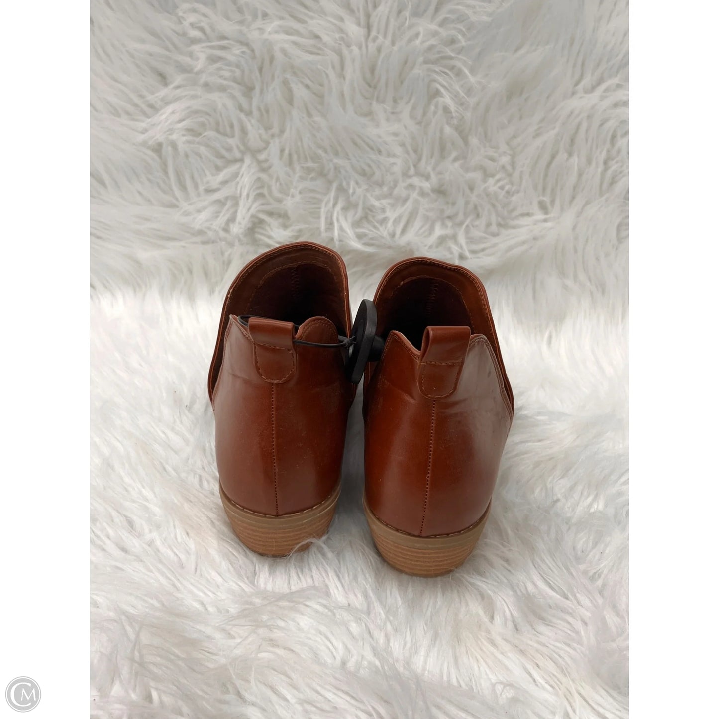 Boots Ankle Heels By Universal Thread In Brown, Size: 10