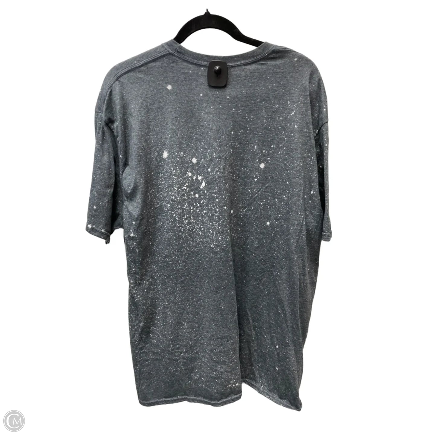 Top Short Sleeve By Gildan In Grey, Size: 2x