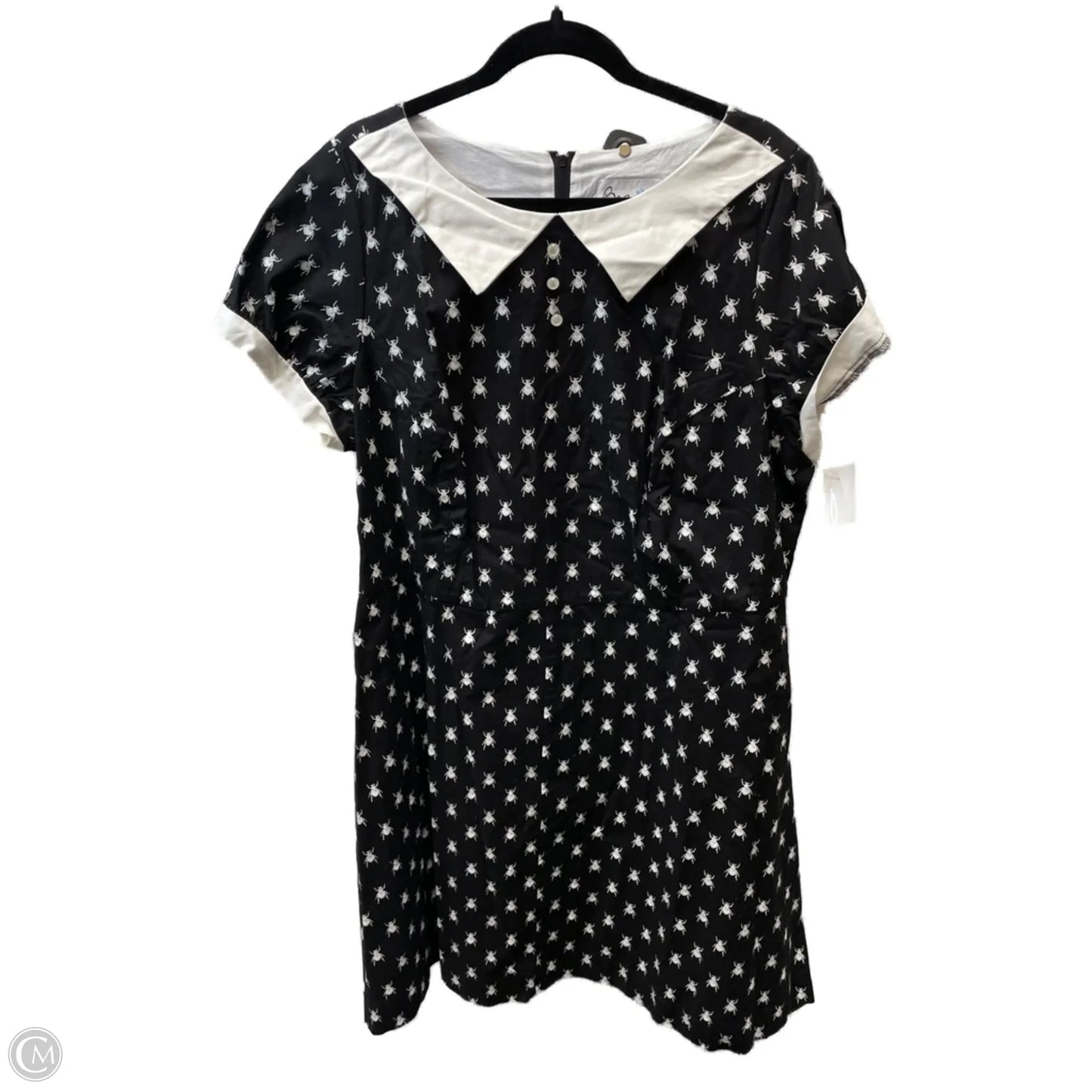 Dress Work By Modcloth In Black & White, Size: 2x