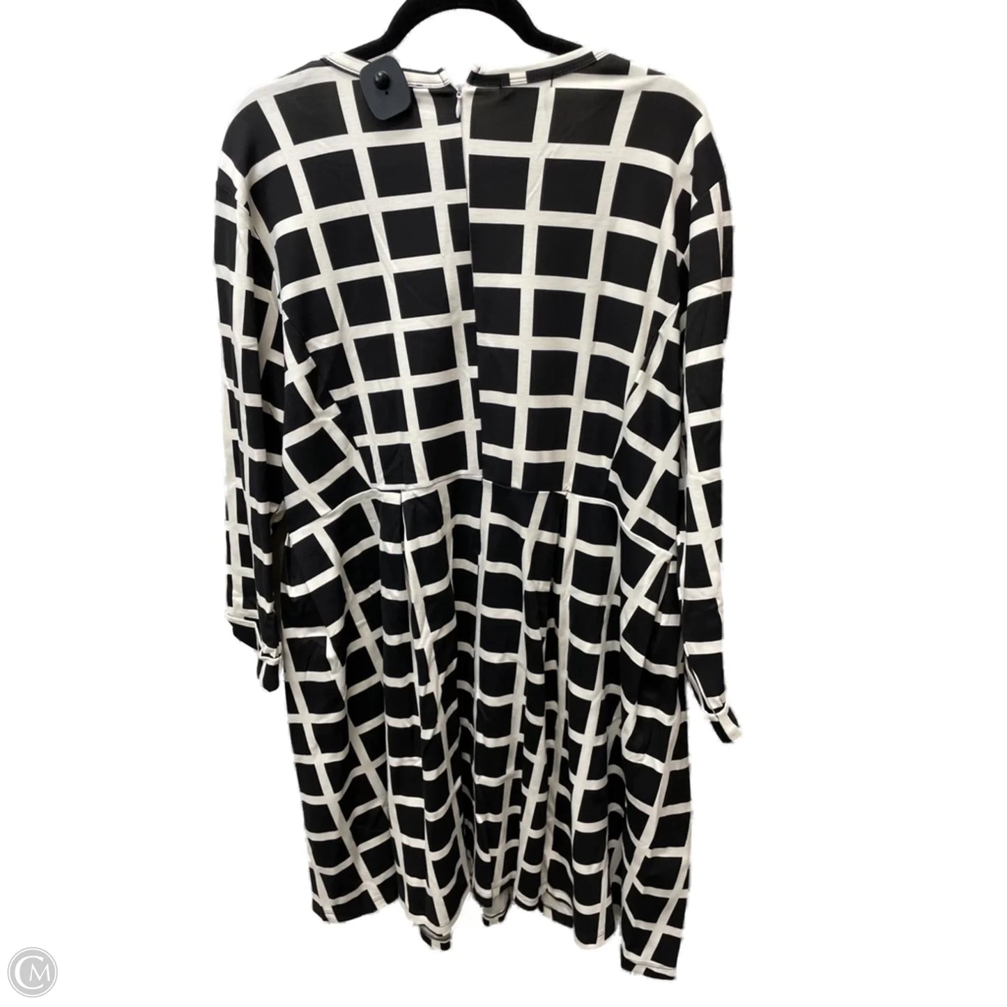 Dress Work By k. by kersh - In Black & Cream, Size: 3x