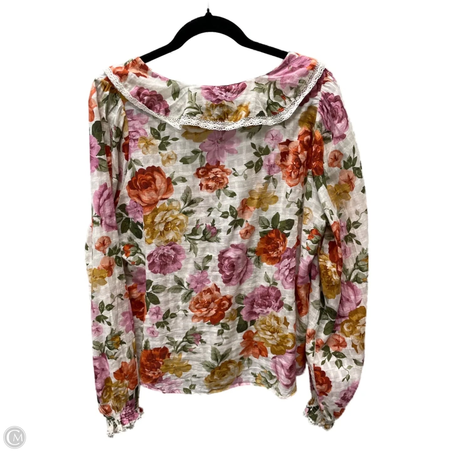 Blouse Long Sleeve By Show Me Your Mumu In Floral Print, Size: M