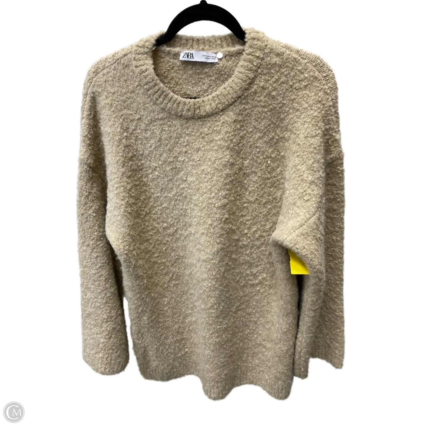 Sweater By Zara In Tan, Size: S