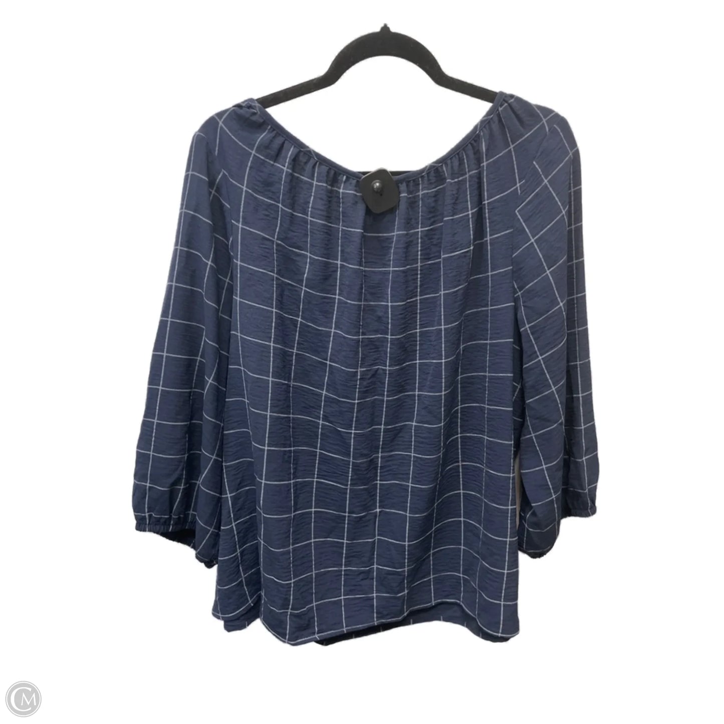 Top Long Sleeve By Nycc In Navy, Size: 2x
