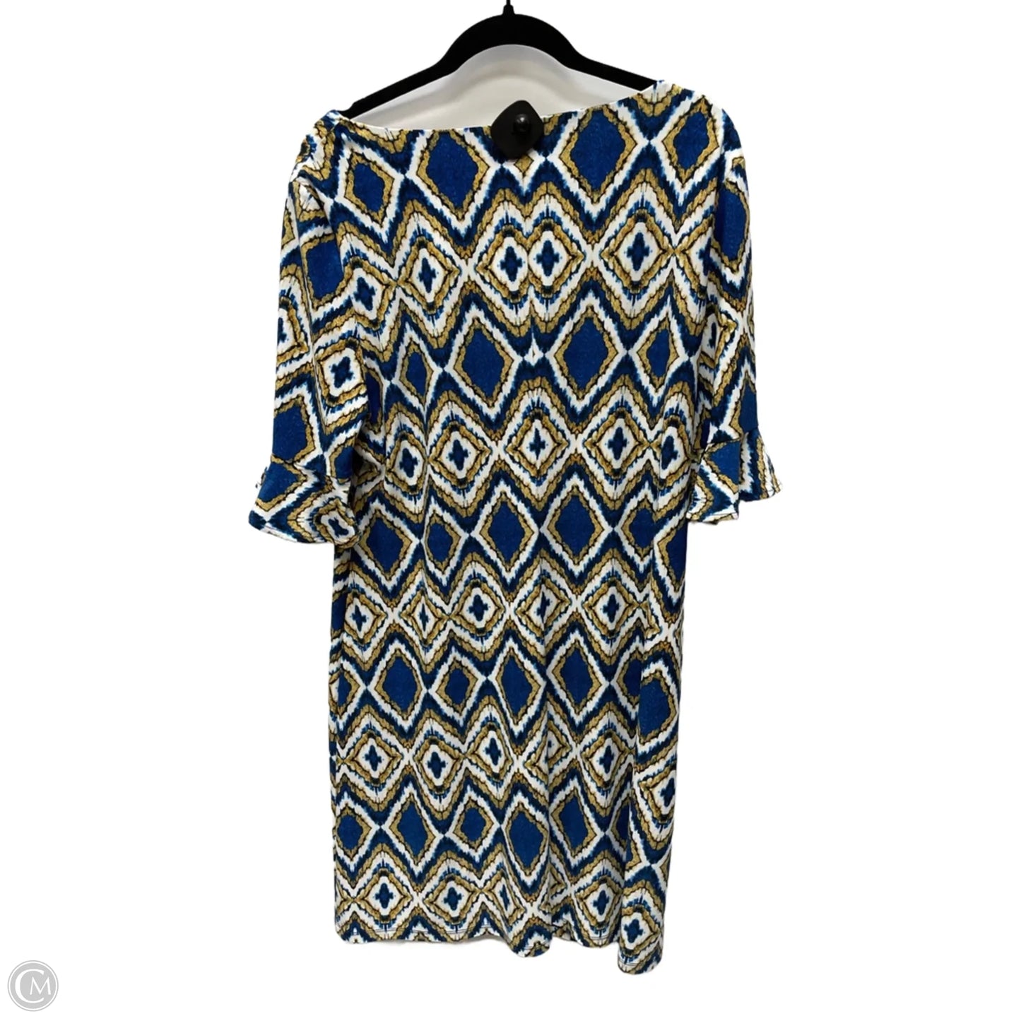 Dress Work By Tommy Hilfiger In Blue & Gold, Size: Xl