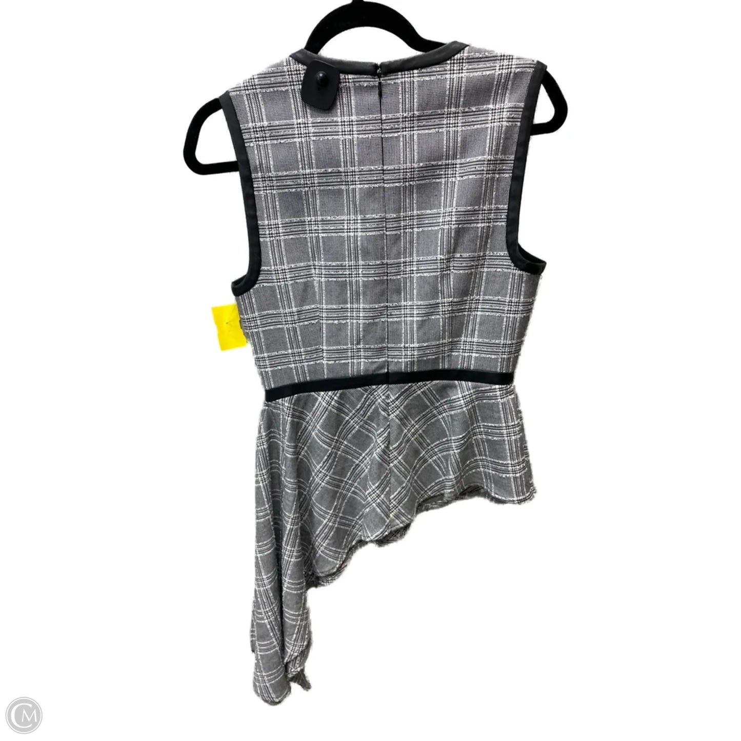 Tunic Sleeveless By Bcbgmaxazria In Black & White, Size: S